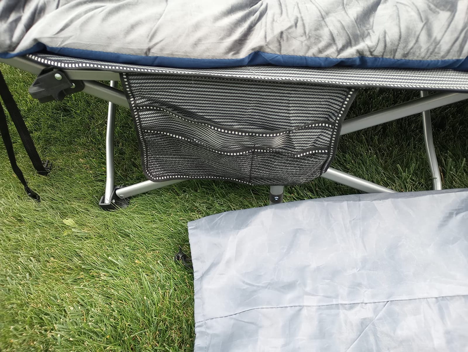 ABORON Camping Cot for Adults, 28 in Wide Folding Bed with Mattress customer photo 2