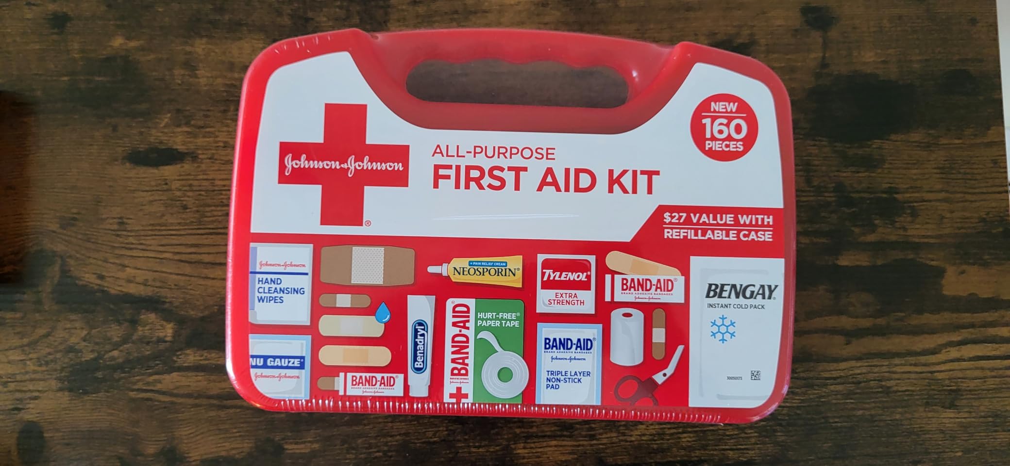 BAND-AID Brand All-Purpose Portable Compact First Aid Kit, 160 Piece customer photo 1