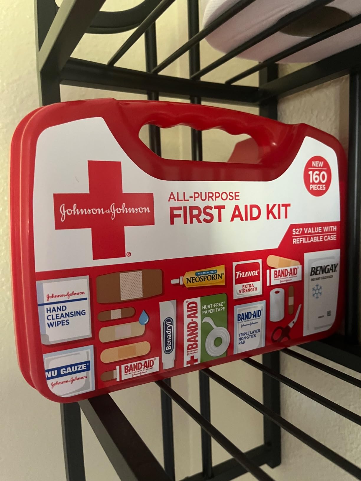BAND-AID Brand All-Purpose Portable Compact First Aid Kit, 160 Piece customer photo 2