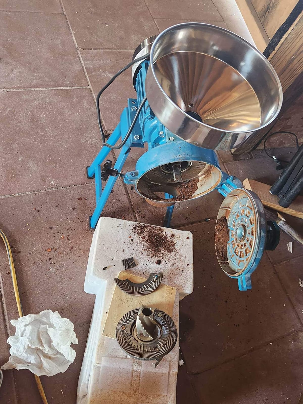 3000W Wet Dry Cereals Grinder Electric Grain Mill customer photo 2