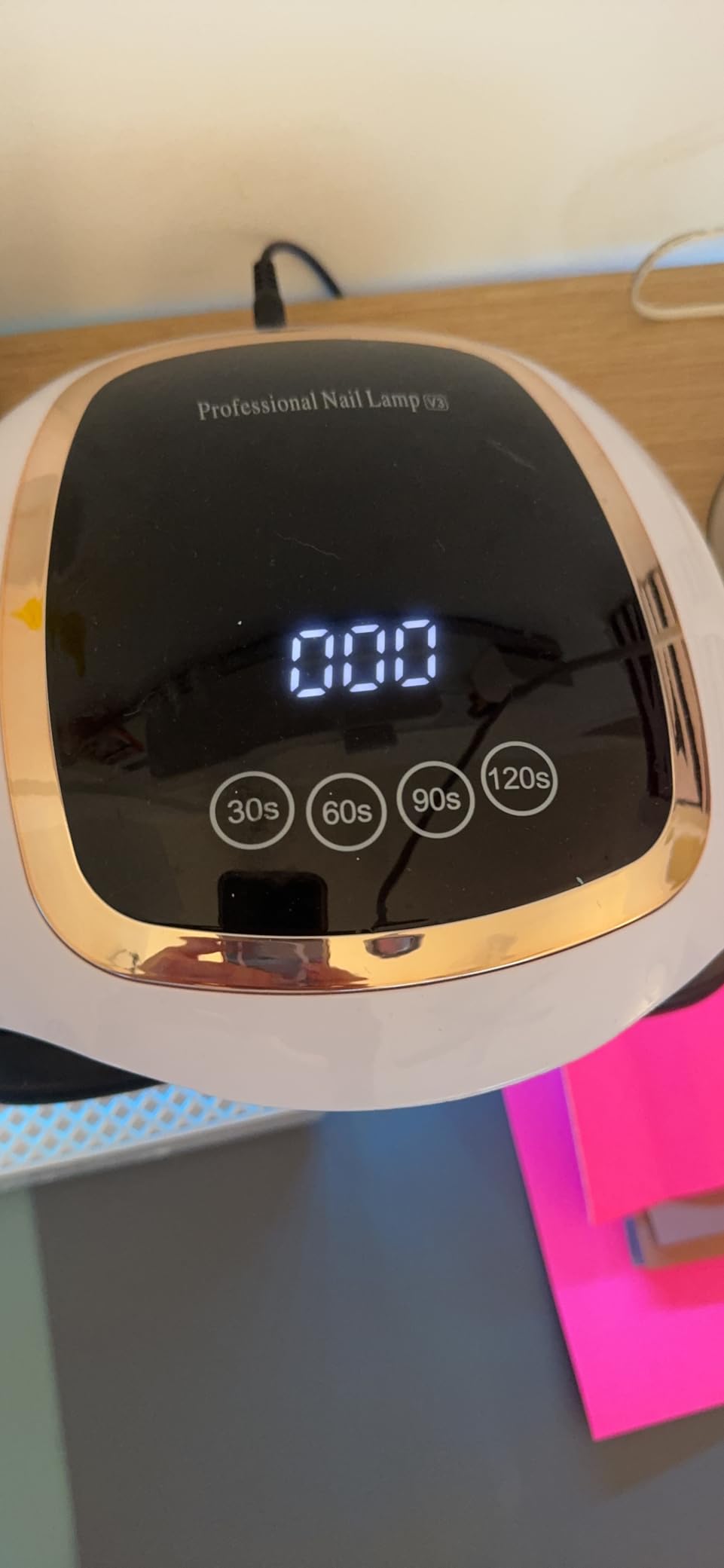 UV Nail Lamp, 180W LED Nail Dryer for Gel Polish, Touch Screen, 42 Beads customer photo 1