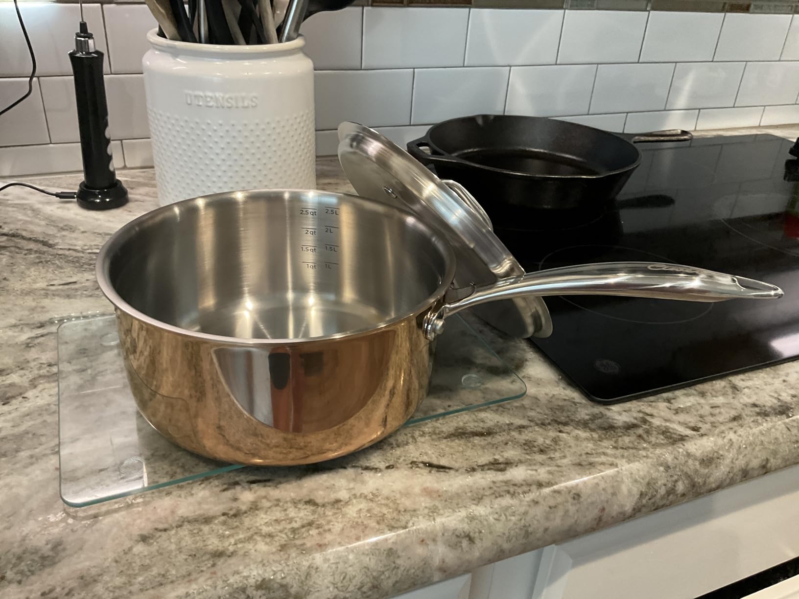 10-Piece Fully Clad Tri-Ply Stainless Steel Cookware Set, Copper Finish customer photo 1