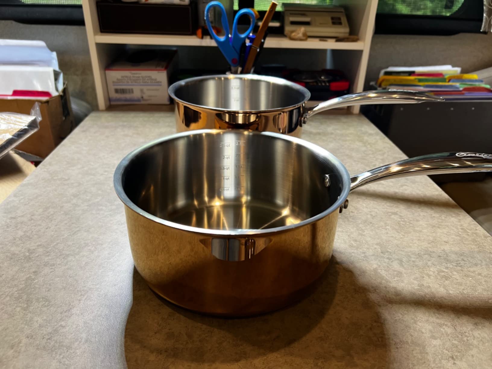 10-Piece Fully Clad Tri-Ply Stainless Steel Cookware Set, Copper Finish customer photo 2