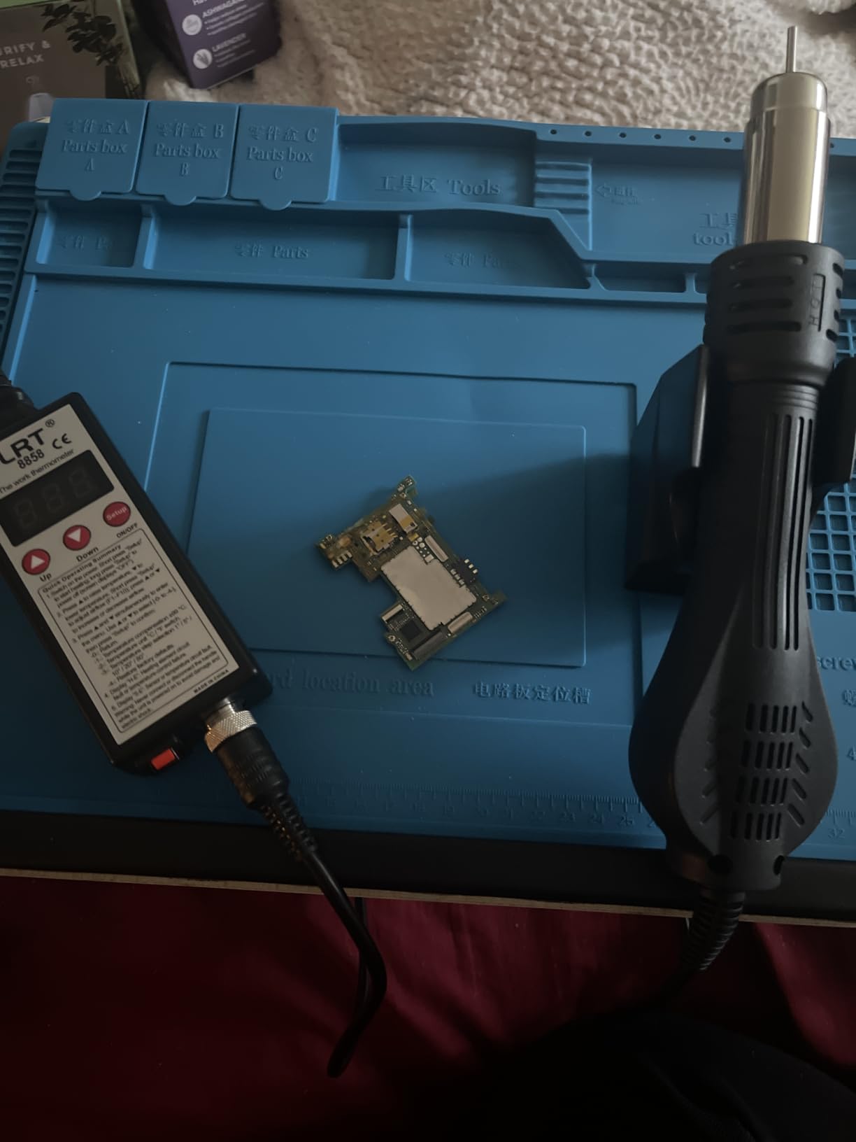 LRT 8858 Hot Air Rework Station, Digital Heat Gun for SMD Repair customer photo 2