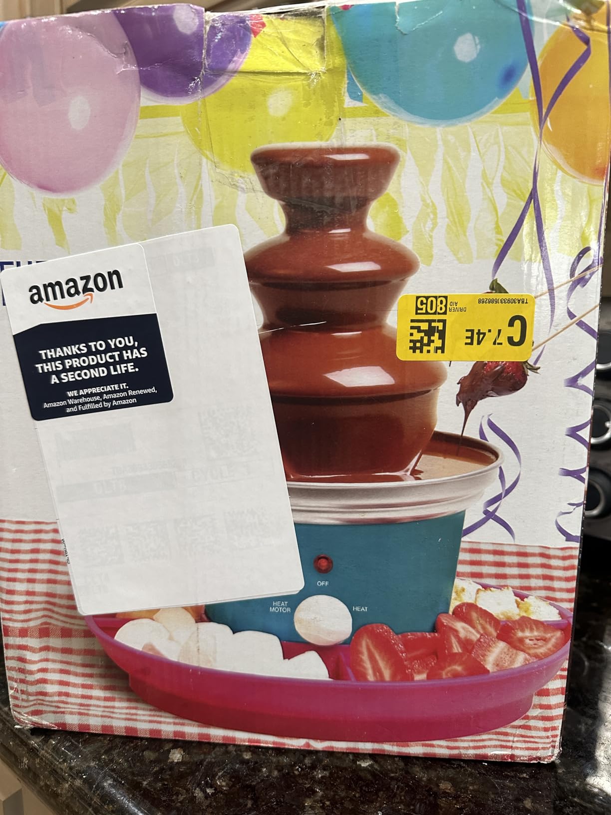 16oz Chocolate Fondue Fountain, 3-Tier MINI Chocolate Fountain with 6PCS Fondue Fork and Removal Fruits/Nuts/Treats Serving Tray for BBQ Sauce,Ranch,Nacho Cheese,Liqueurs customer photo 2