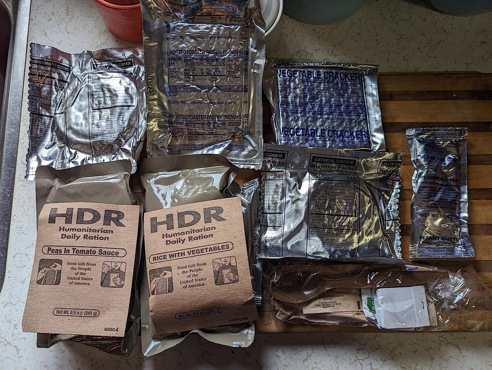 Humanitarian Daily Ration MRE Case, FEMA, 10-Pack, 1/2024 Inspection customer photo 1