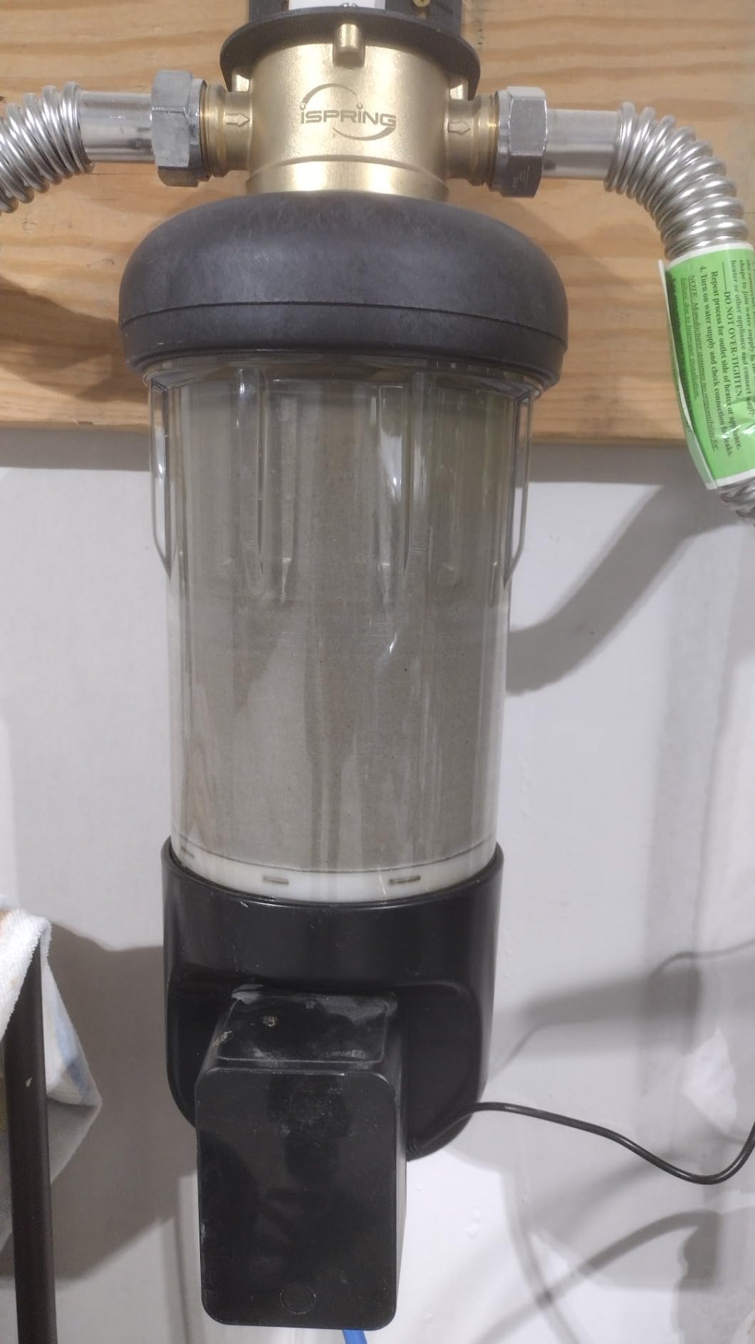 iSpring WSP50ARJ NSF Certified Jumbo Spin Down Sediment Filter, 50 Micron customer photo 2