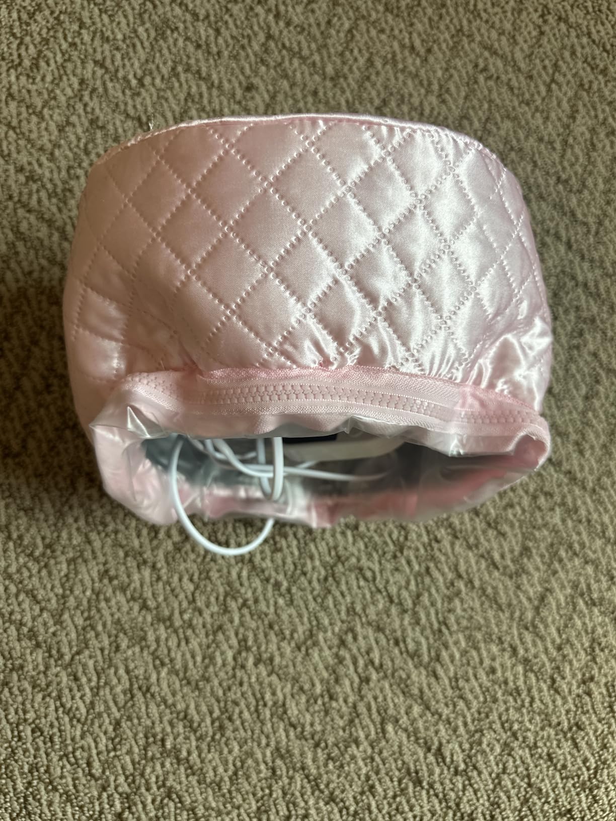 Hair Steamer for Natural Hair Home Use w/10-level Heats Up Quickly, Heat Cap for Deep Conditioning - Thermal Heat Cap for Black Hair, Great for Deep Conditioner (Black) customer photo 1