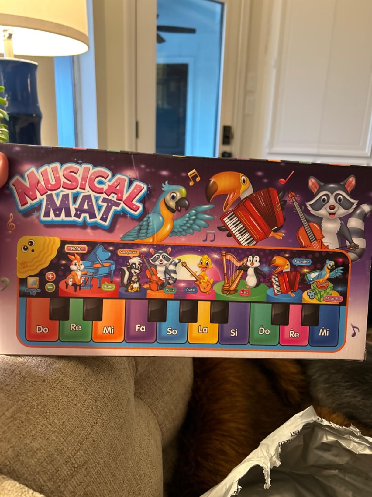 Floor Piano Mat, Musical Educational Keyboard Playmat for Kids Aged 1 2 3+ customer photo 2