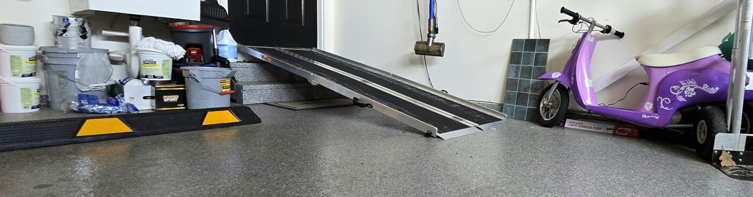 8FT Wheelchair Ramp with Support Legs, Portable Ramps for Home Steps customer photo 1