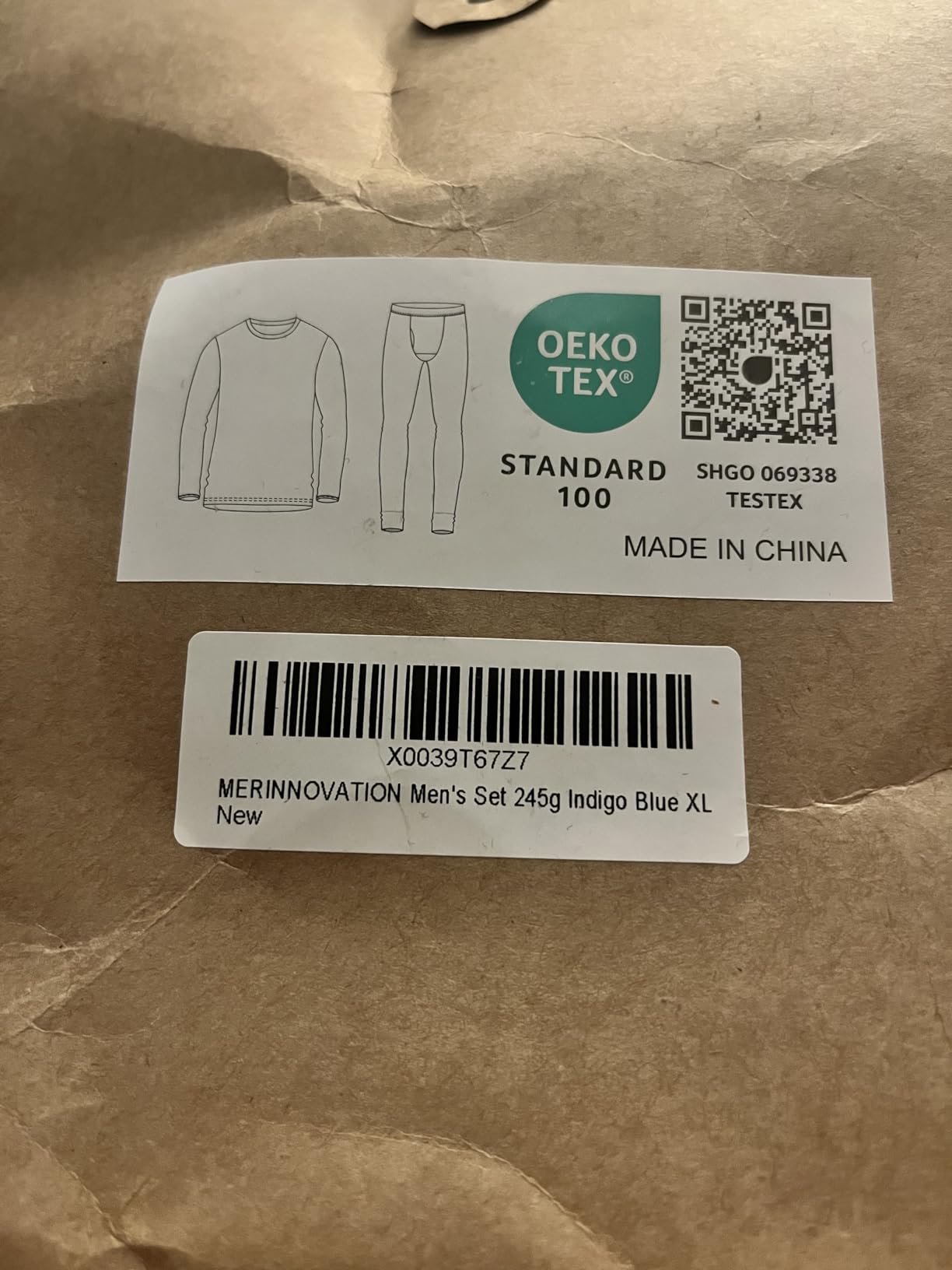 MERINNOVATION Merino Wool Base Layer Set for Men 100% Merino Wool Pajamas Set Thermal Sleep PJS Lite - Midweight Top, Bottom customer photo 2