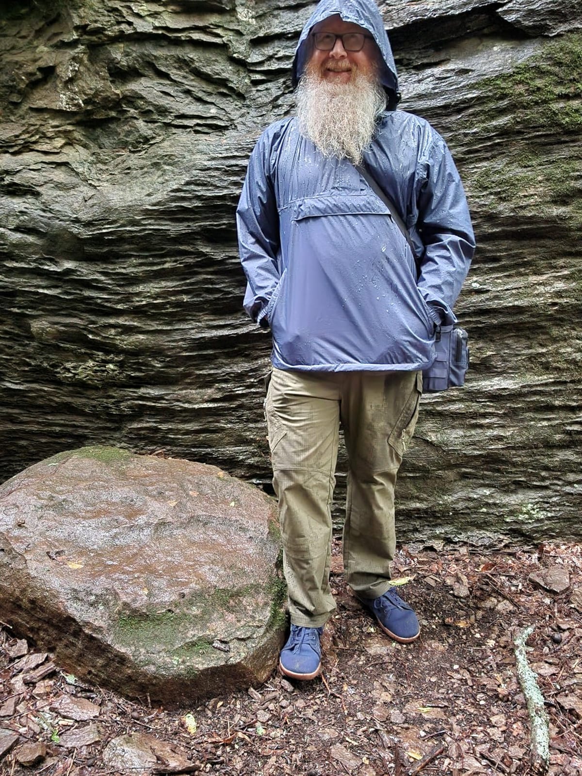 Outdoor Ventures Men's Rain Jacket Waterproof Lightweight Packable Pullover customer photo 1