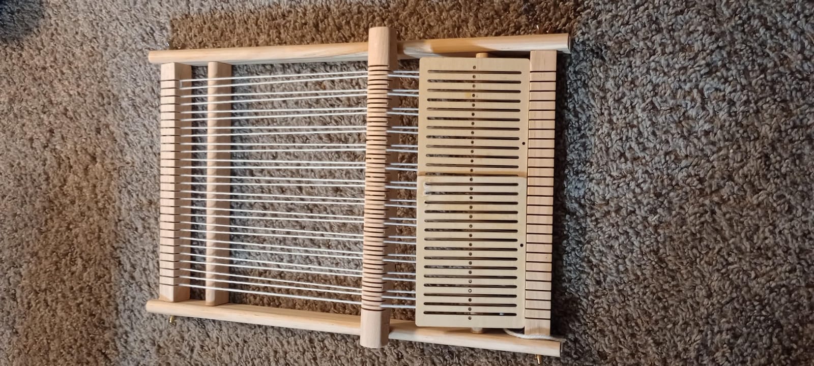 Weaving Loom Kit,Wooden Multi-Craft Weaving Loom Tapestry Loom Large Frame 9.85x 15.5inch,DIY Hand-Knitting Weaving Machine with Loom Stick Bar for Kids, Adult and Beginners Handcraft Loom customer photo 1