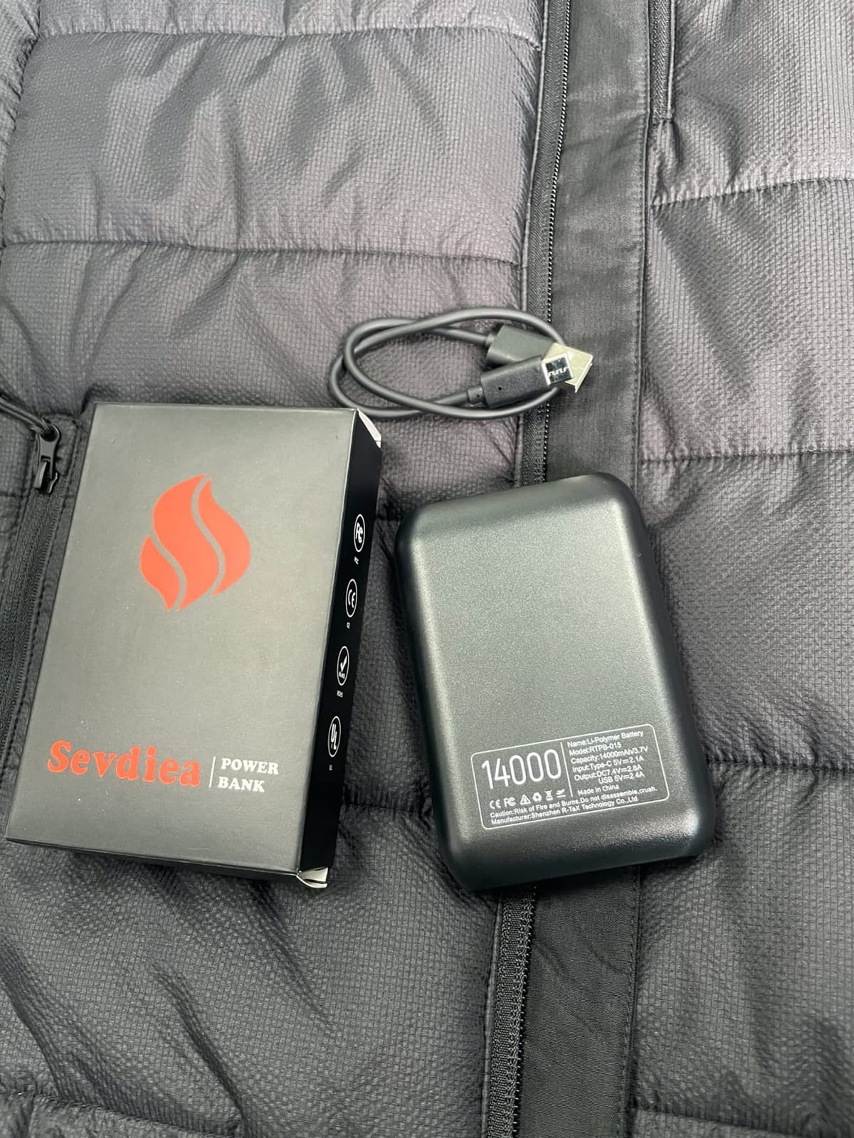 Men’s Heated Vest with Battery Pack Included 16000mAh 7.4V, Warming Heated Vest for Men, Heating Vests for Cycling customer photo 1