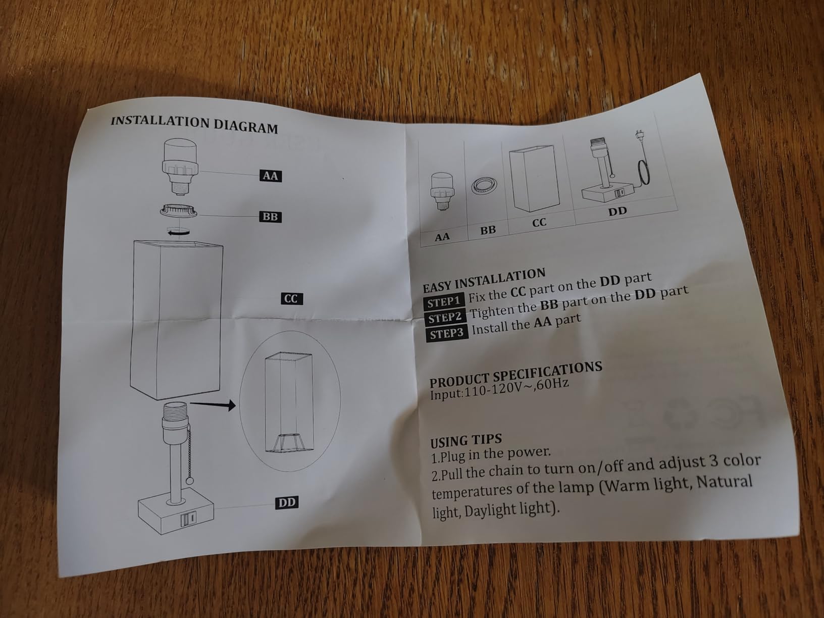 Small Bedside Table Lamp for Bedroom - Desk Lamp For Nightstand, USB C+A customer photo 2