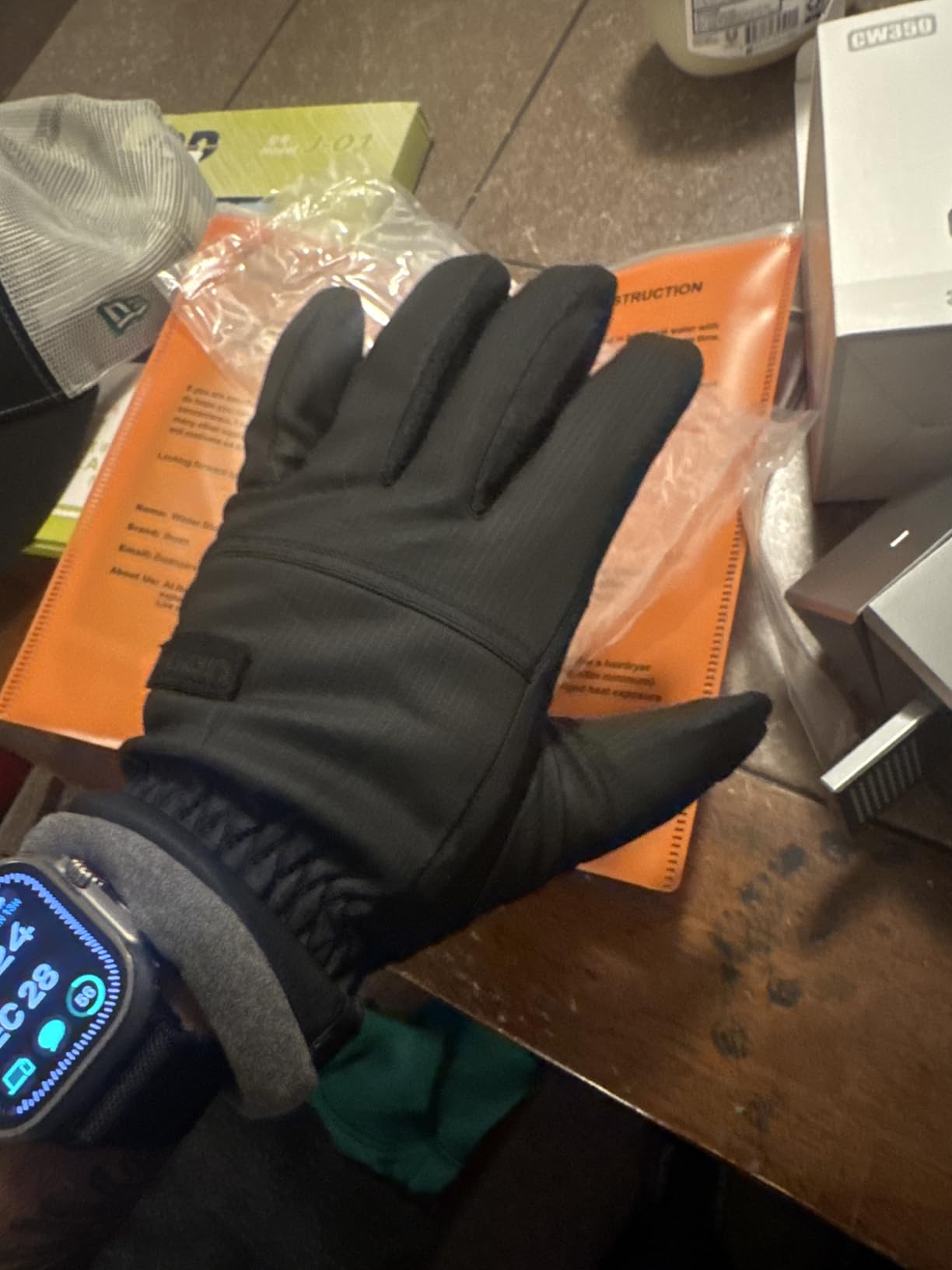 ihuan Winter Waterproof Ski Gloves Men Women, Snow Warm Cycling Cold Weather, Driving Biking Running customer photo 1