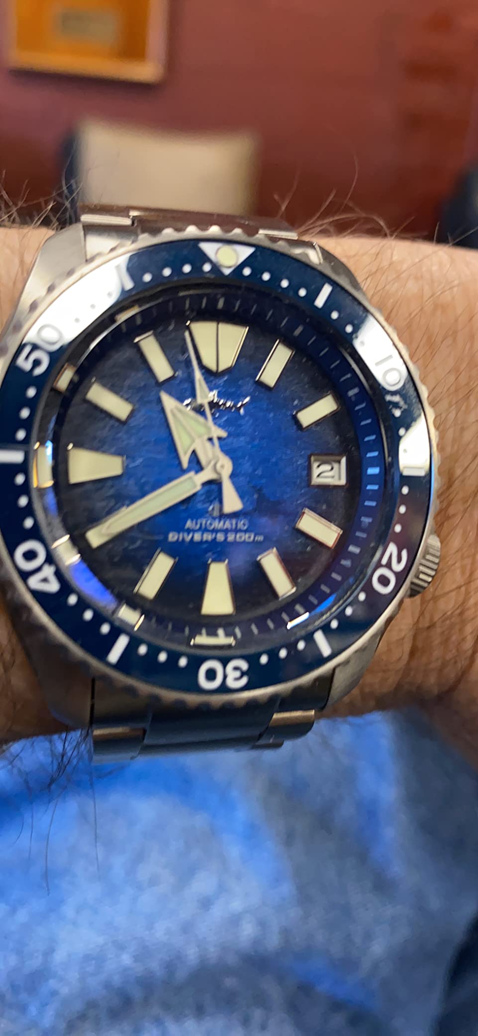 TACTICAL FROG Heimdallr Titanium Diver Watches for Men, 42mm NH35A Movement Mens Automatic Watches, 200 Meter Water Resistant customer photo 2