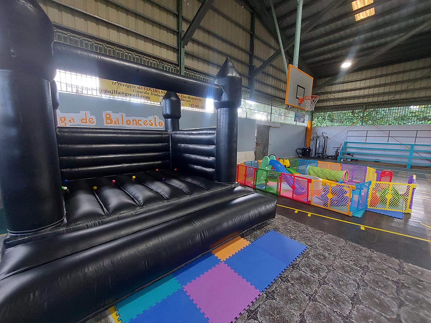 Black Bounce House for Adults & Kids, 13.5FT x 11.5FT x 10FT PVC Commercial Grade Bounce House with 750W Powerful Blower for 5-12 Year Olds, Ideal for Parties & Events customer photo 2