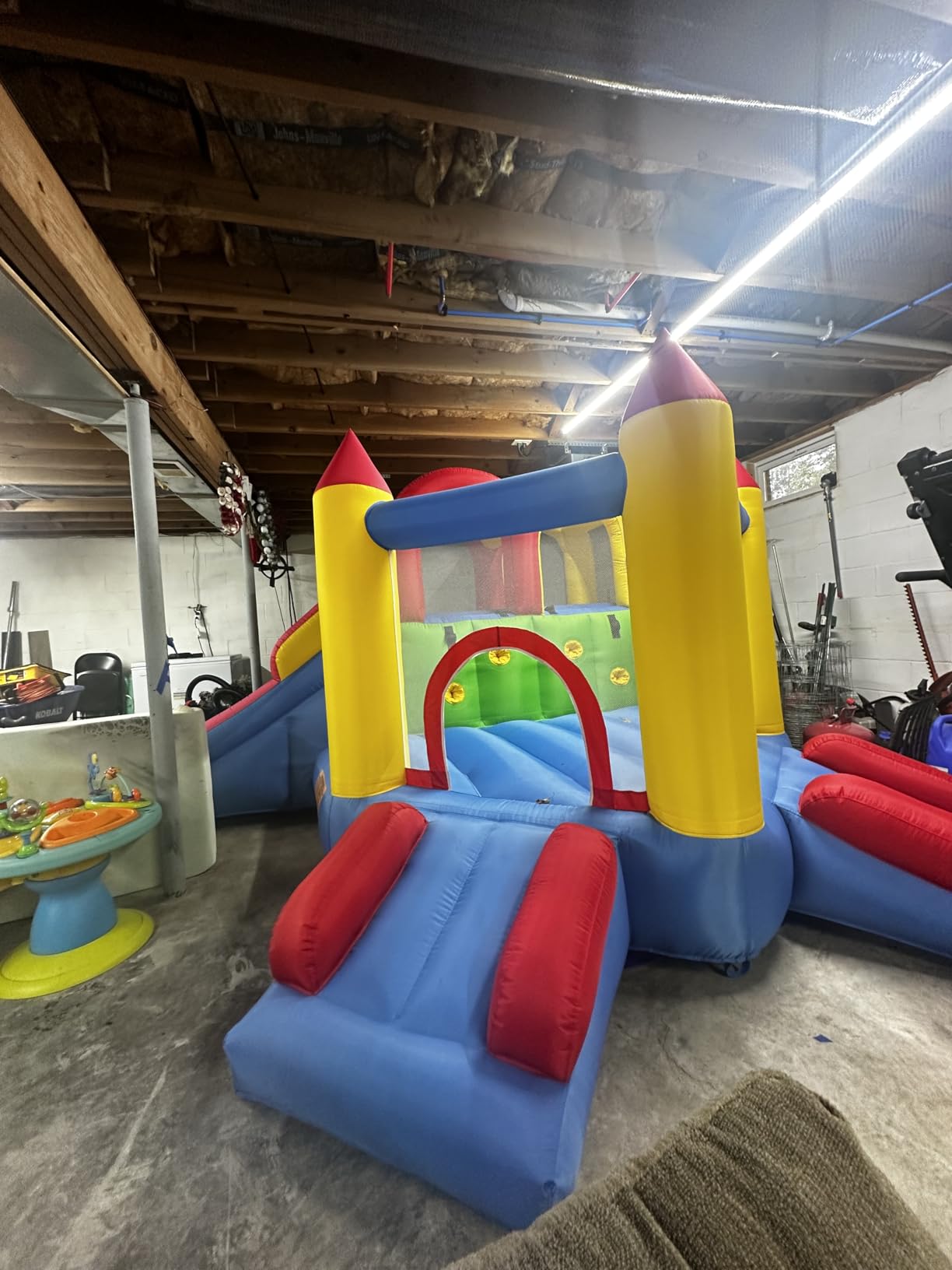 Umbalir Bounce House with 3 Slides & Extra Wide Double Climb Wall customer photo 1