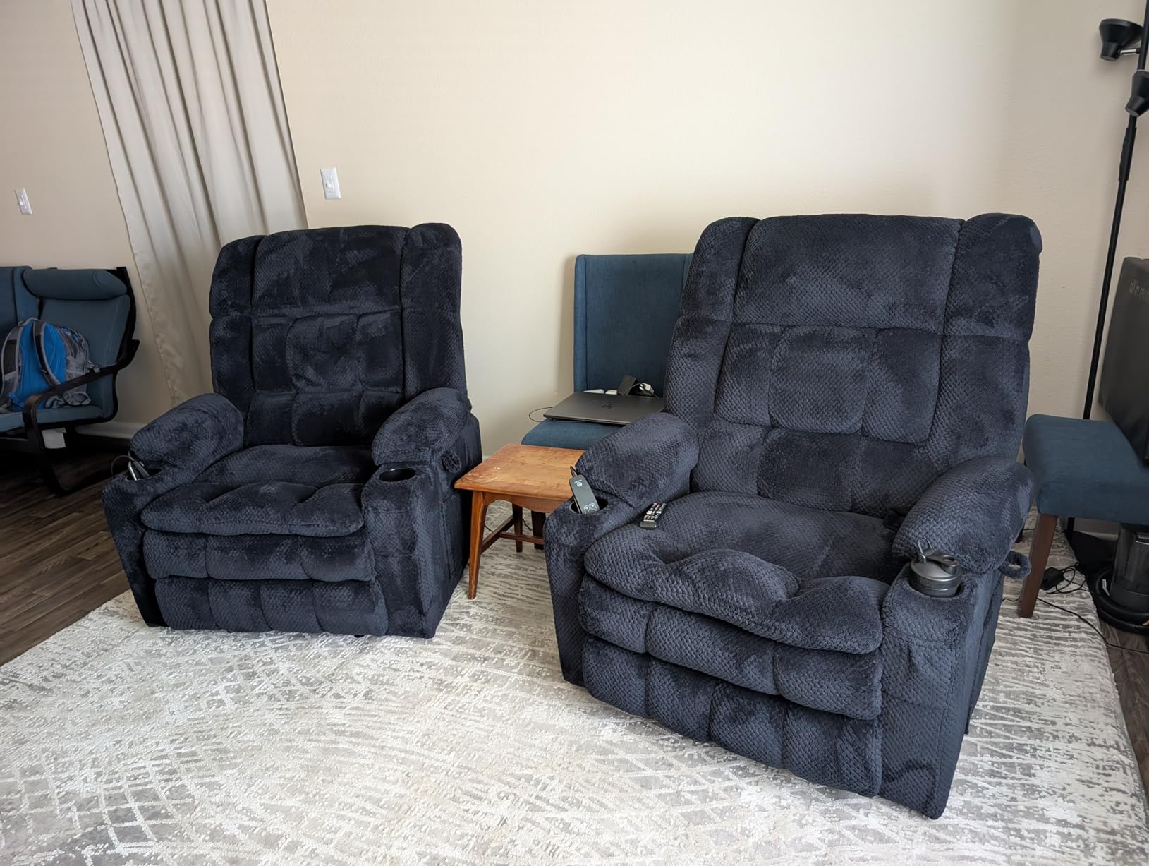 MCombo Dual Motor Power Lift Recliner Chair for Elderly, Massage Heat 7890 customer photo 2