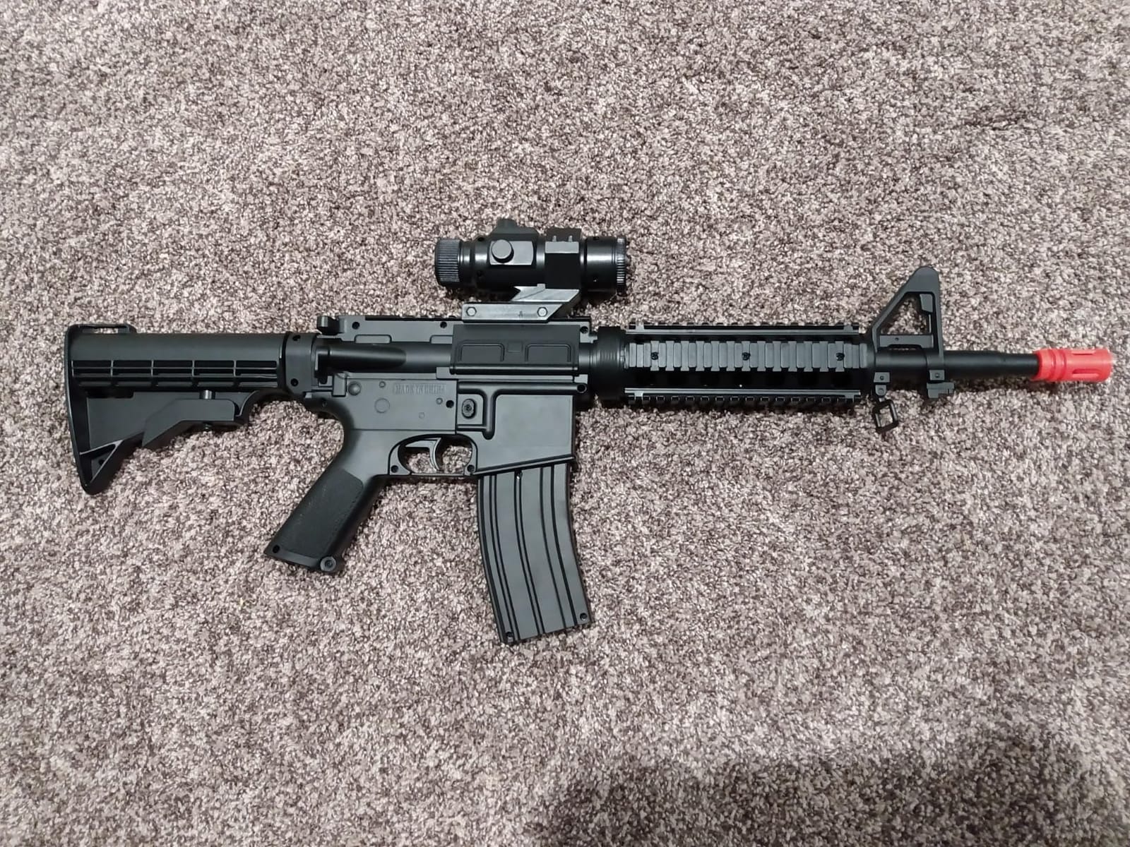 D99 LPEG Full-Auto M4 RIS AEG Airsoft Rifle w/Scope, Battery and Charger Included customer photo 2