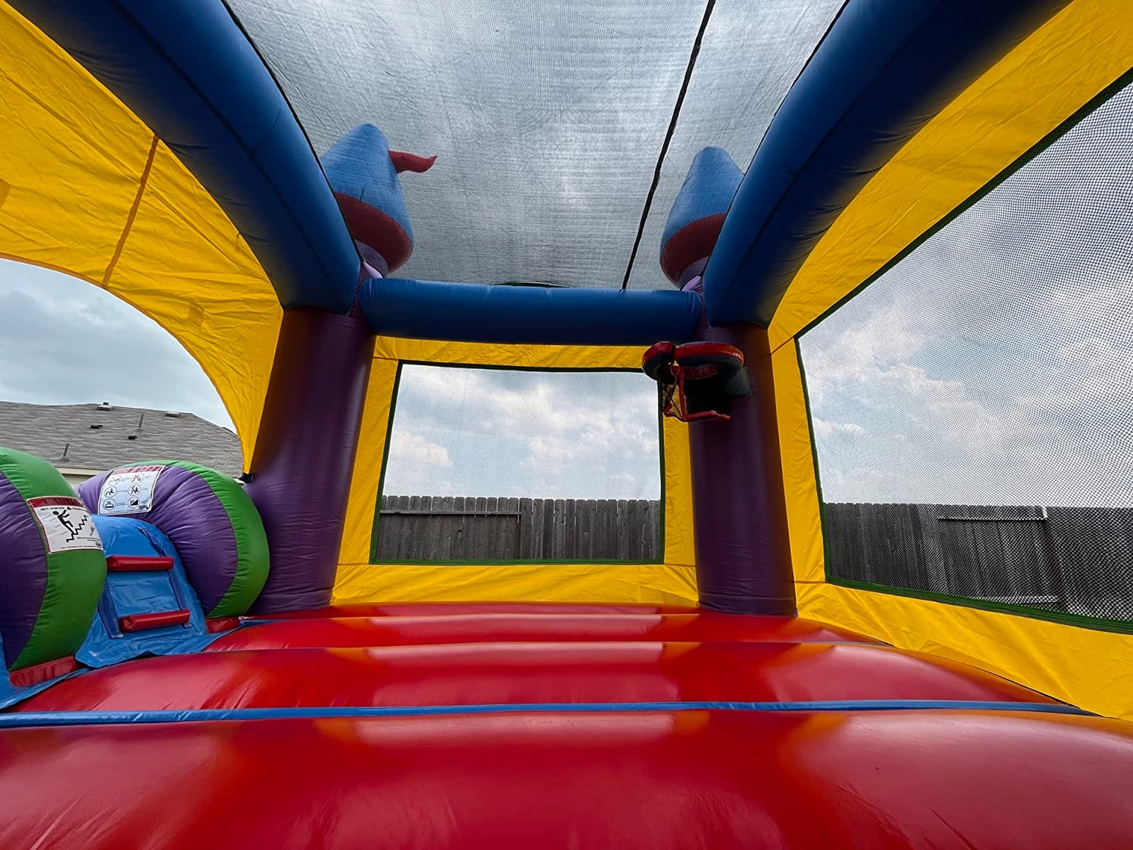 HeroKiddo 14x17 Jelly Bean Commercial Inflatable Bouncer Dual Lane Slide customer photo 1