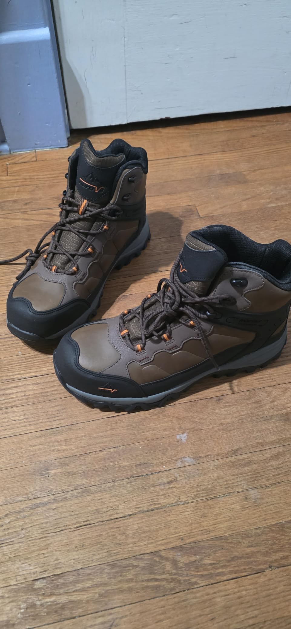 NORTIV 8 Men's Waterproof Steel Toe Work Boots customer photo 2