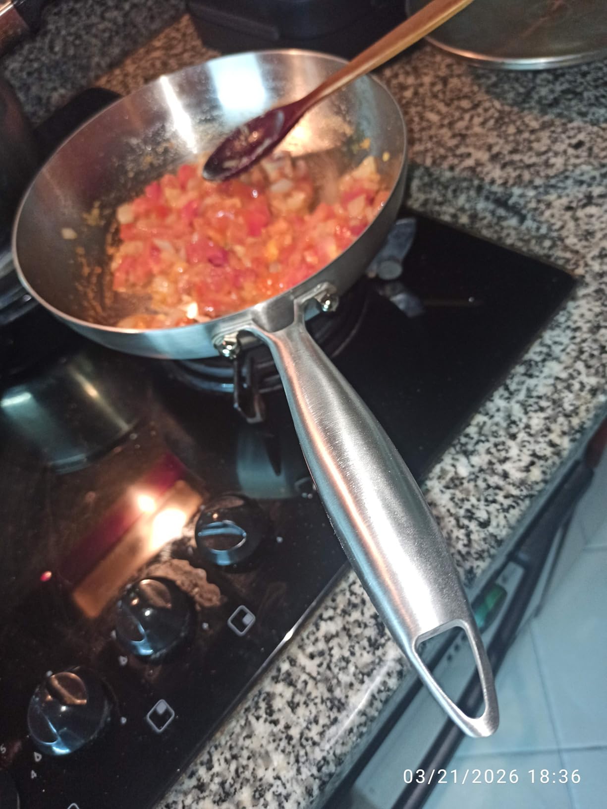 DELARLO Tri-Ply Stainless Steel Frying Pan 8