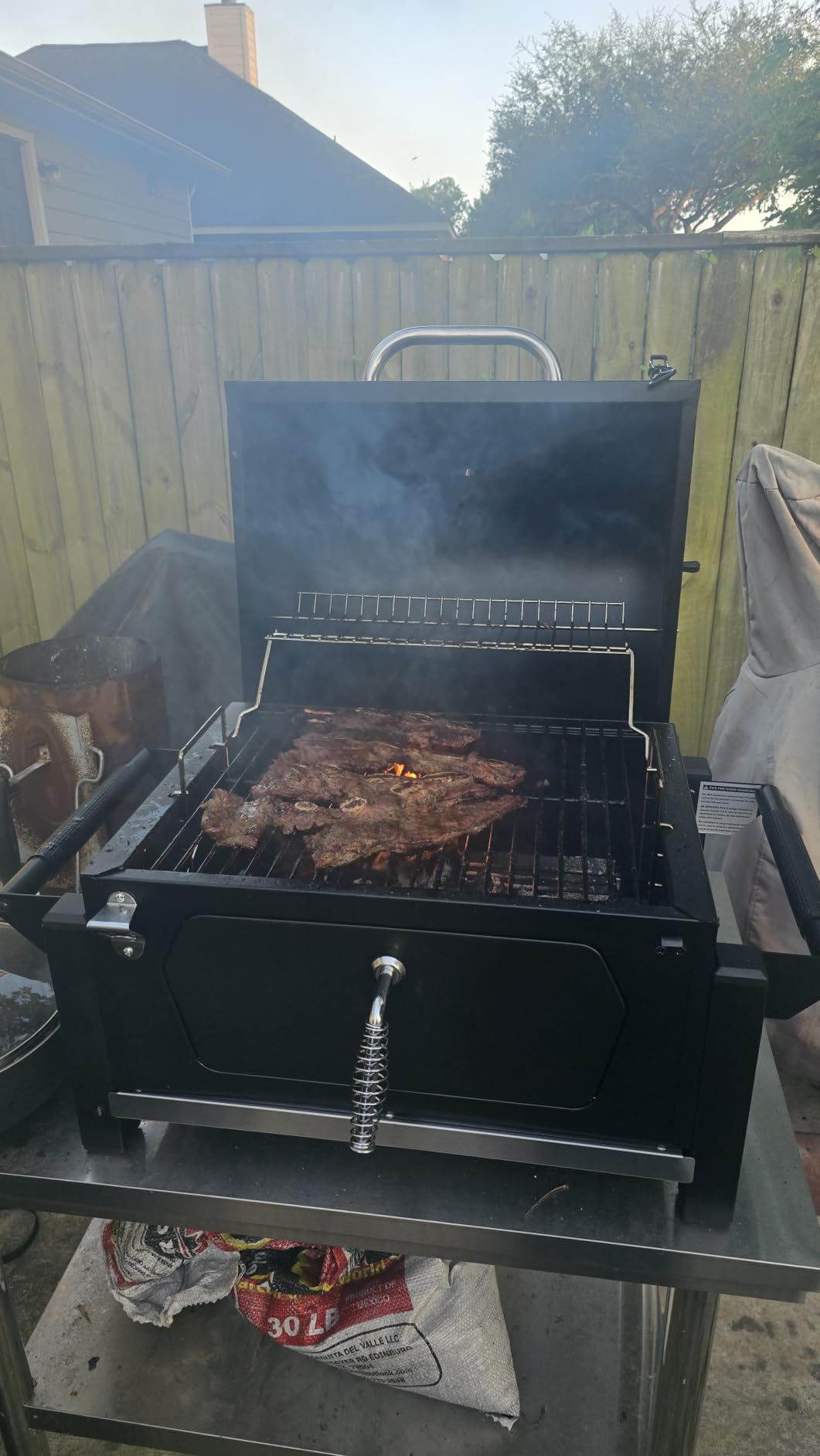 Royal Gourmet CD1519 Portable Charcoal Grill with Warming Rack, 303 Sq. In. customer photo 1