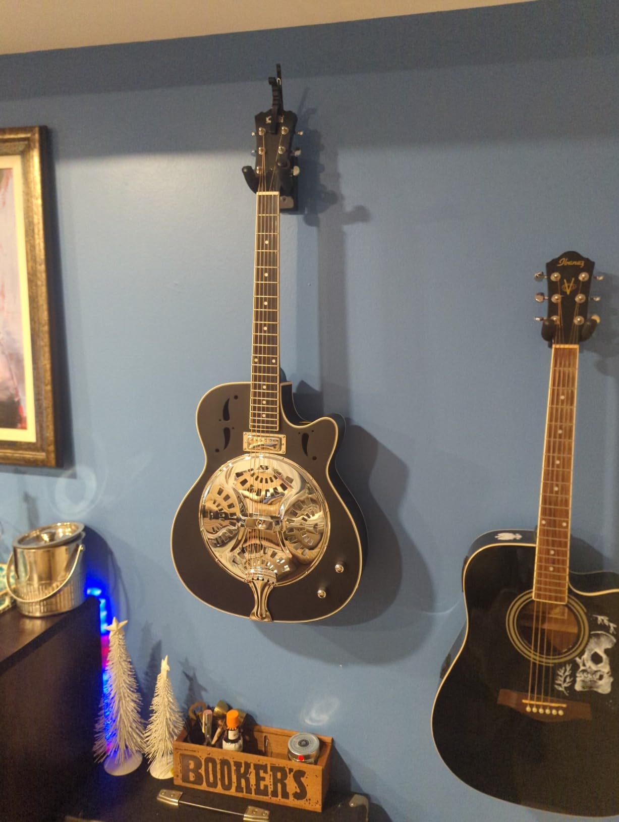 Resonator Electric Guitar Sapele Body Material Okoume Neck Material Type Purple Heart Fingerboard customer photo 2