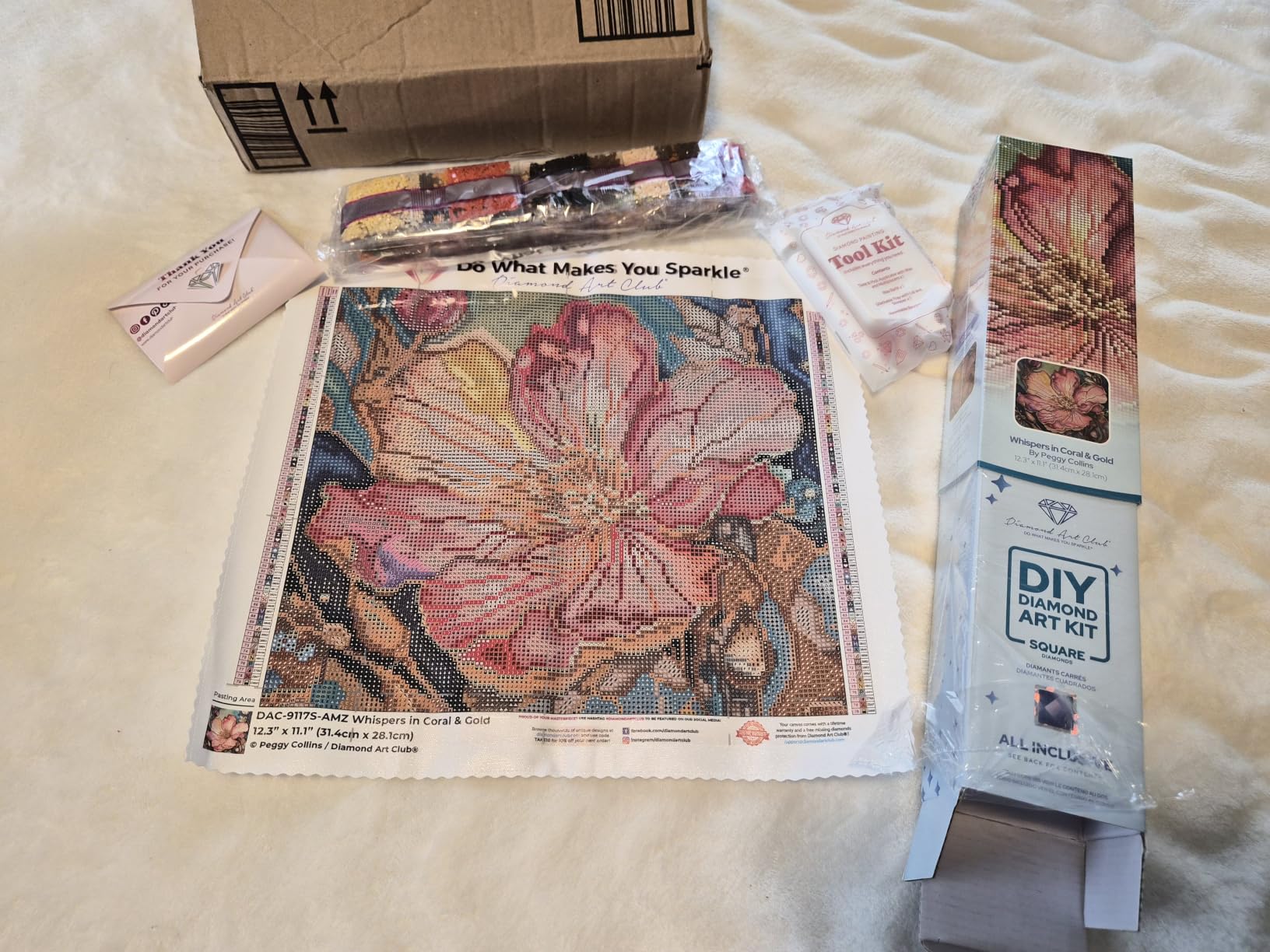 DIAMOND ART CLUB Red Covered Bridge Diamond Art Kits for Adults customer photo 1