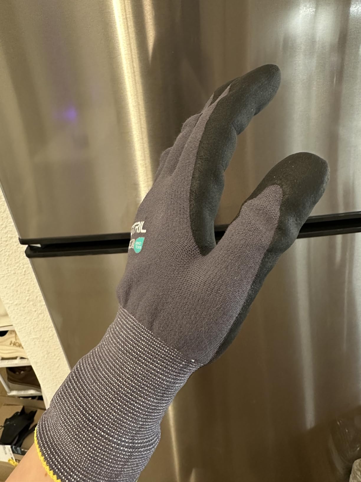 NEOTRIL Safety Work Gloves MicroFoam Nitrile Coated-3/6/12/36 Pairs,Breathable Nylon Working Gloves for Men Women customer photo 1