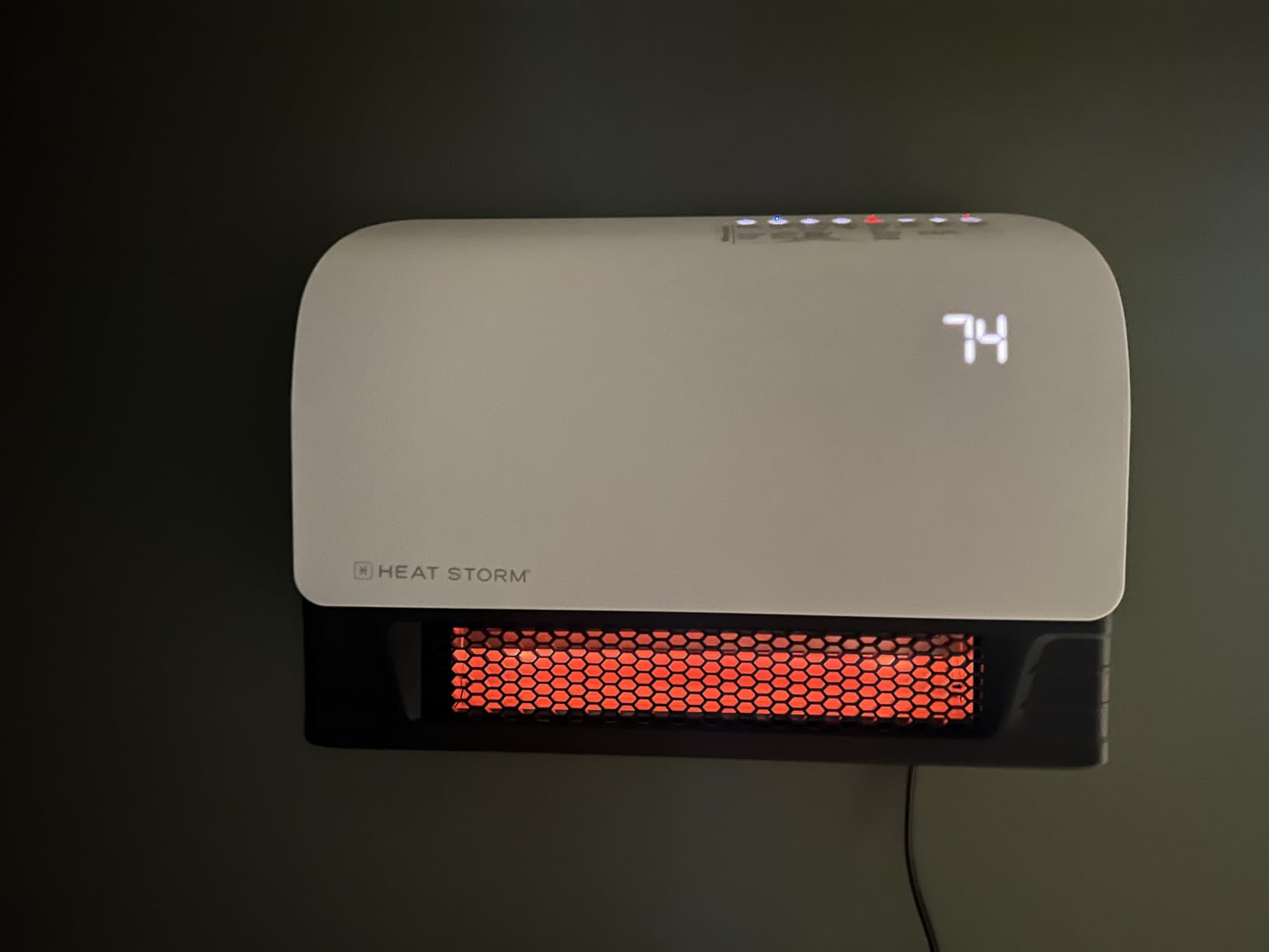 Heat Storm 1500-Watt Sedona WiFi Infrared Wall Mountable Heater,White customer photo 2