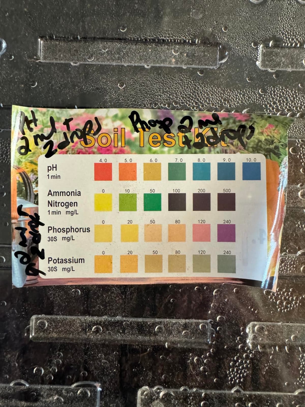 Soil Test Kit 140 Tests (2026 Updated Instructions) – pH, Nitrogen, Phosphorus, Potassium & Ammonia – Garden, Lawn & Plant Soil Tester Kit for Accurate Fertility Analysis customer photo 1
