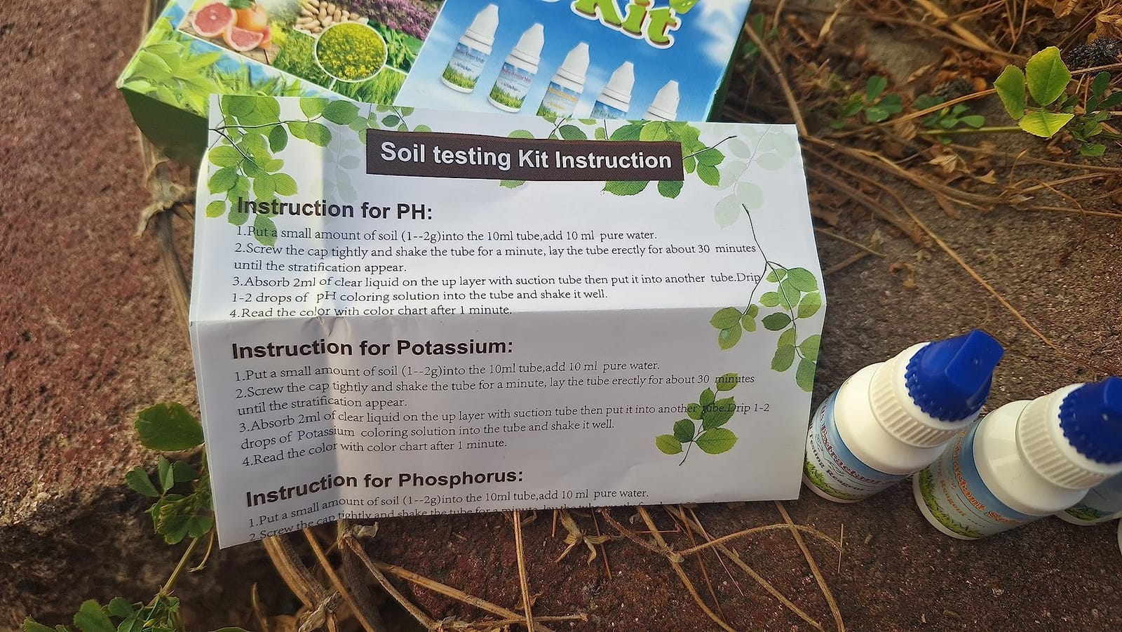 Soil Test Kit 140 Tests (2026 Updated Instructions) – pH, Nitrogen, Phosphorus, Potassium & Ammonia – Garden, Lawn & Plant Soil Tester Kit for Accurate Fertility Analysis customer photo 2