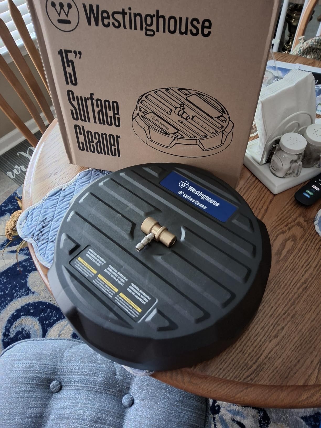Westinghouse Universal 15” Pressure Washer Surface Cleaner Attachment - 3400 Max PSI, 1/4” Connector - For Gas and Electric Pressure Washers customer photo 1