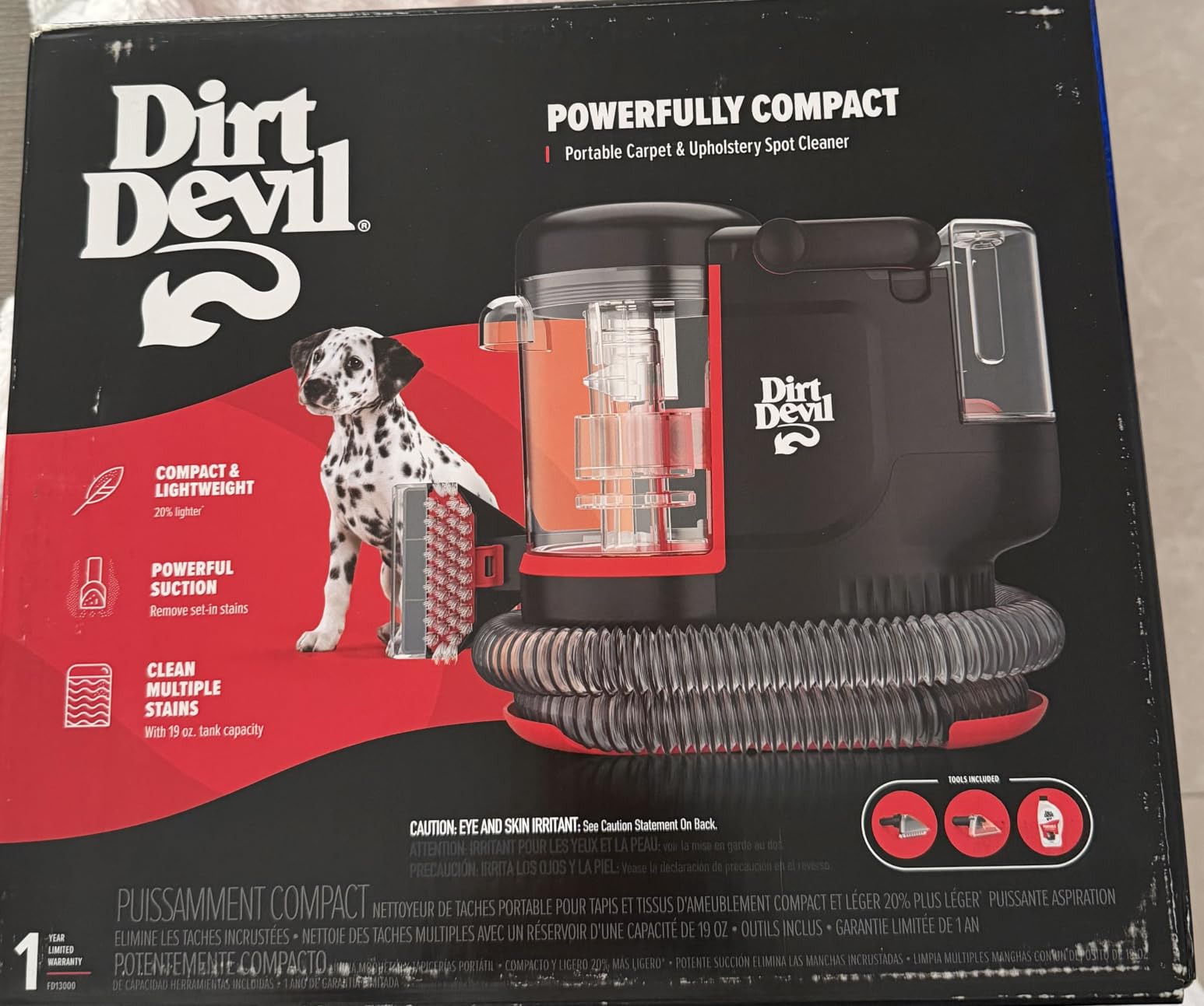 Dirt Devil Portable Spot Cleaner Machine for Carpet and Upholstery customer photo 2