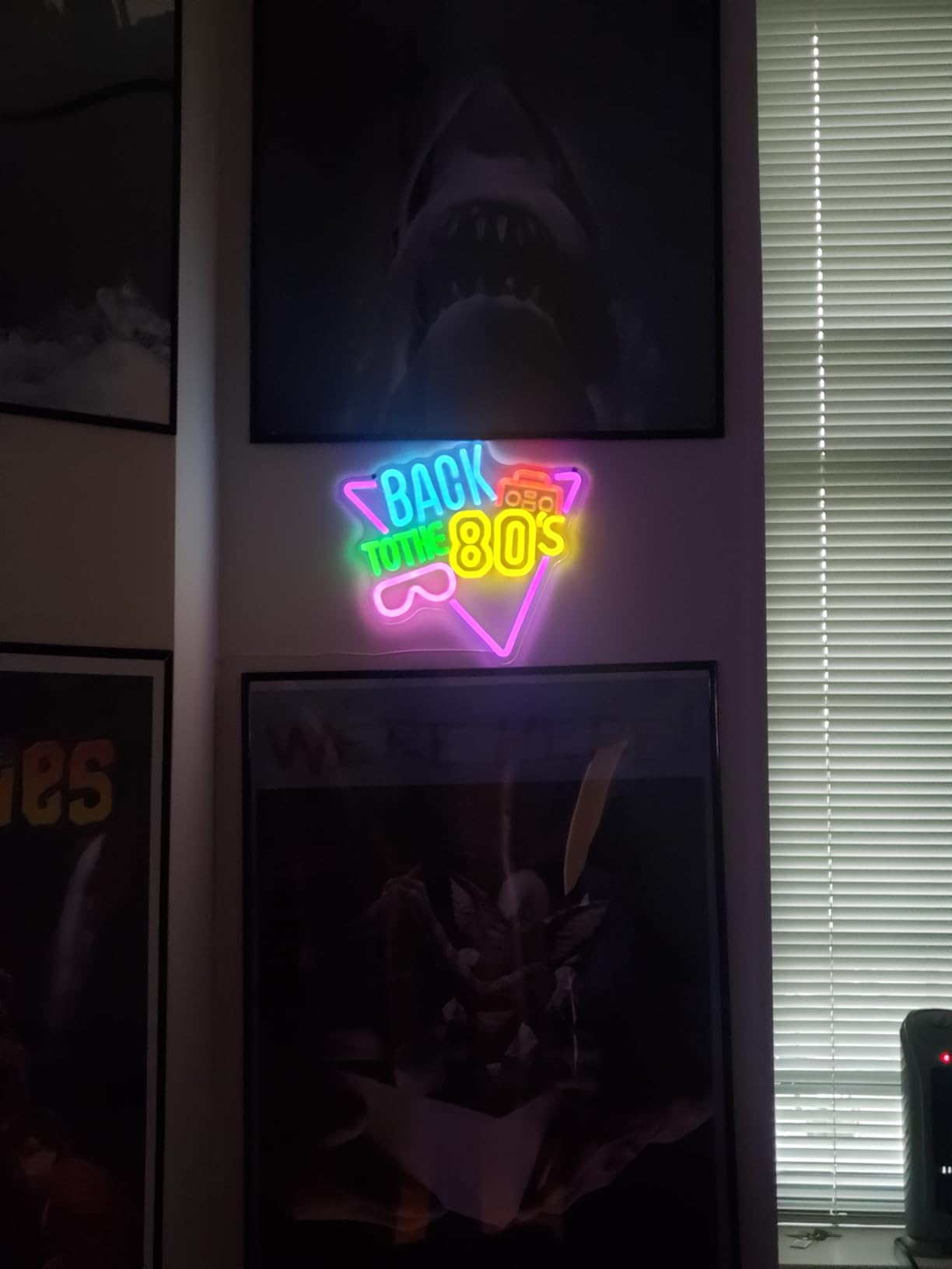 Game Neon Sign Ghost Led Neon Lights Neon Signs for Bedroom Wall 17”x6” Retro Arcade Decor with USB/Switch Ghost Neon light for Gaming Room Man Cave Birthday Halloween Christmas Gift customer photo 1