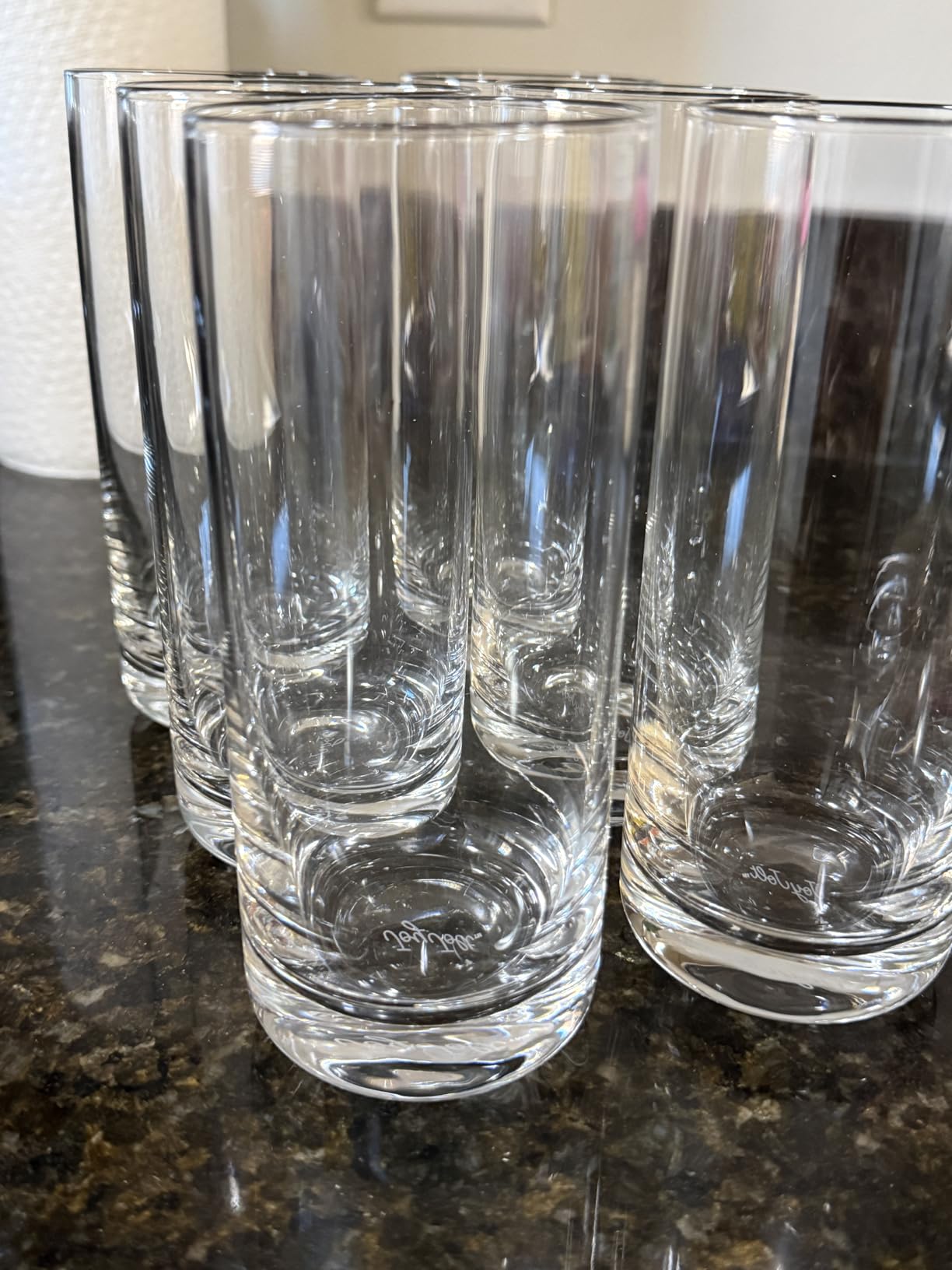 JoyJolt Faye Crystal Whiskey Glasses, Lowball Glasses Set of 6, 10oz Short Glass Tumbler, Double Old Fashioned Rocks Glass for Scotch or Bourbon, Dishwasher Safe Glassware customer photo 1
