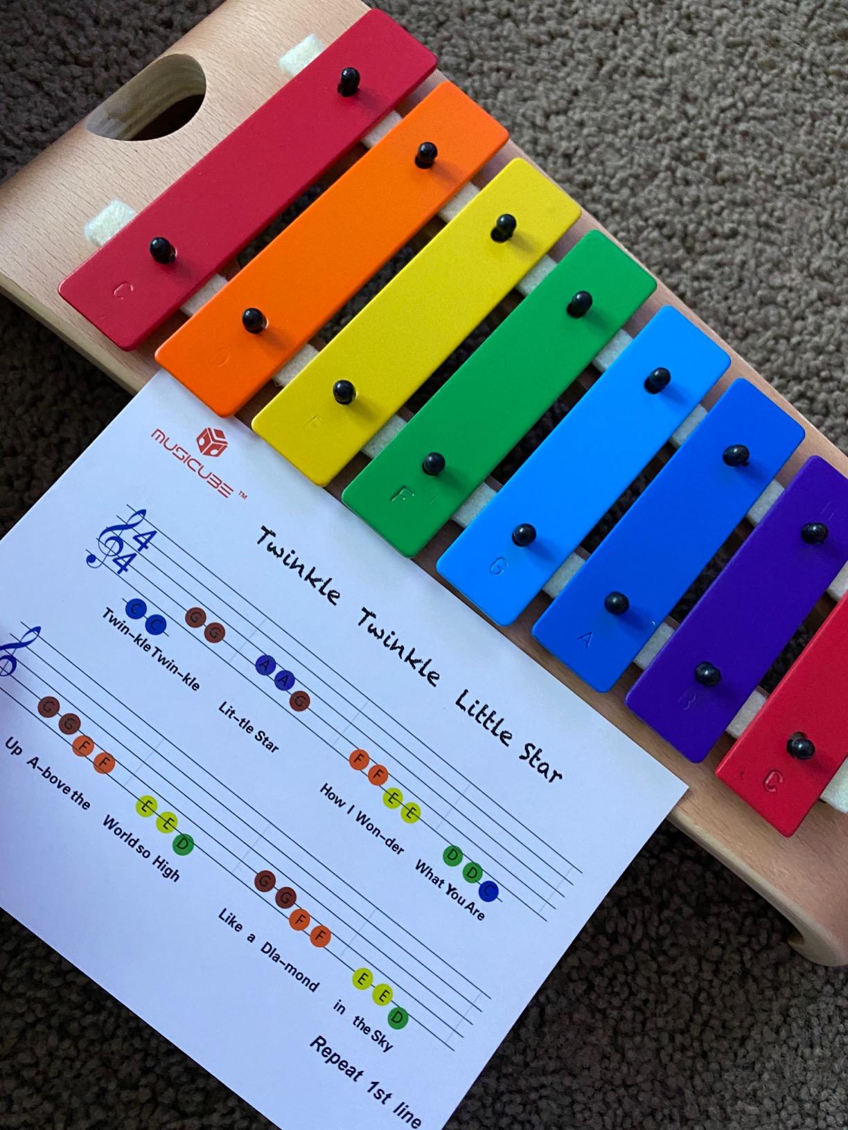 Xylophone with Mallets Orff Music Instrument for Educational& Preschool Learning Percussion Kit with Professional Tuning Gift Choice customer photo 1