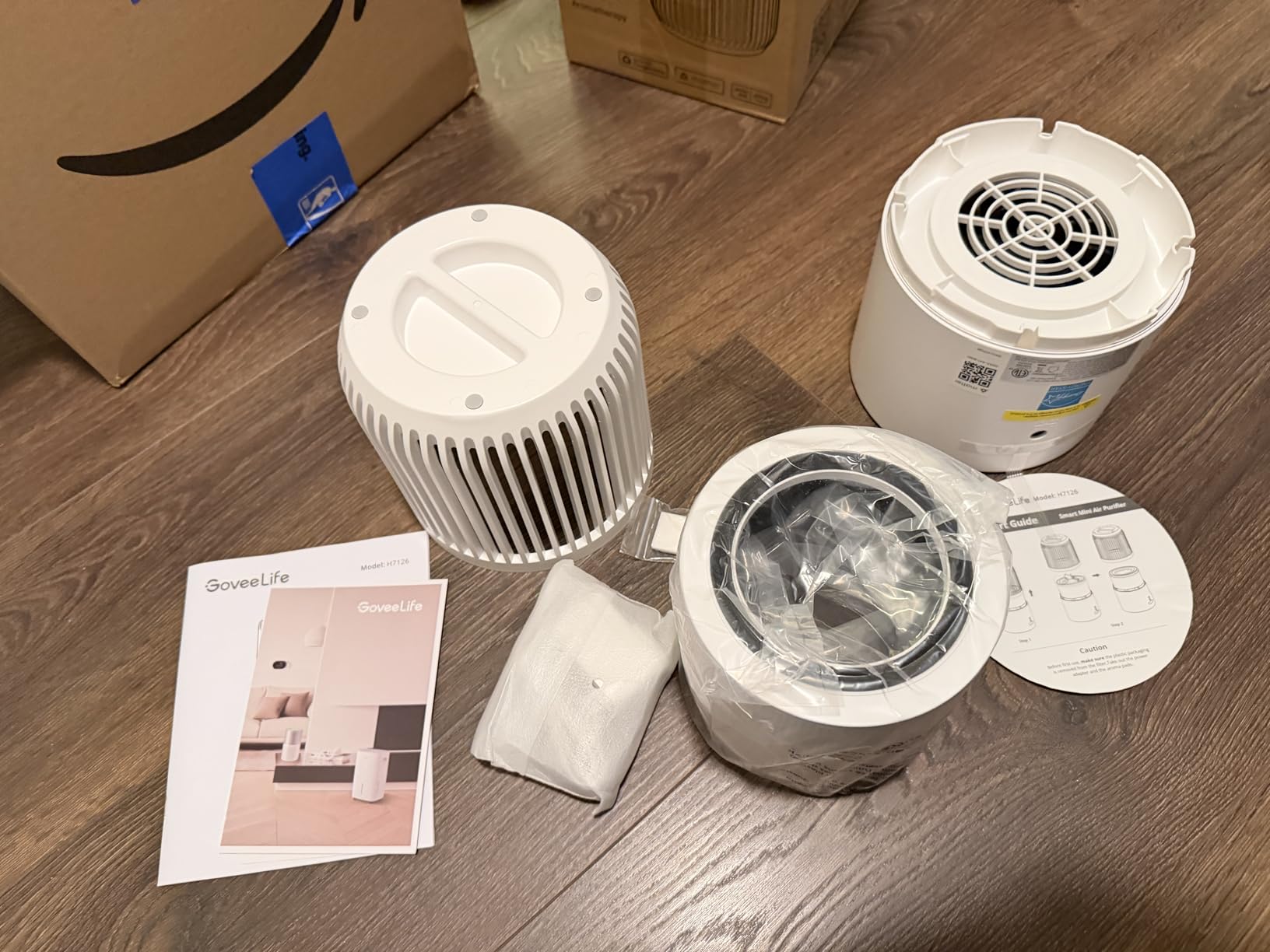 GoveeLife Smart Mini Air Purifier for Bedroom, with App & Alexa Control customer photo 2