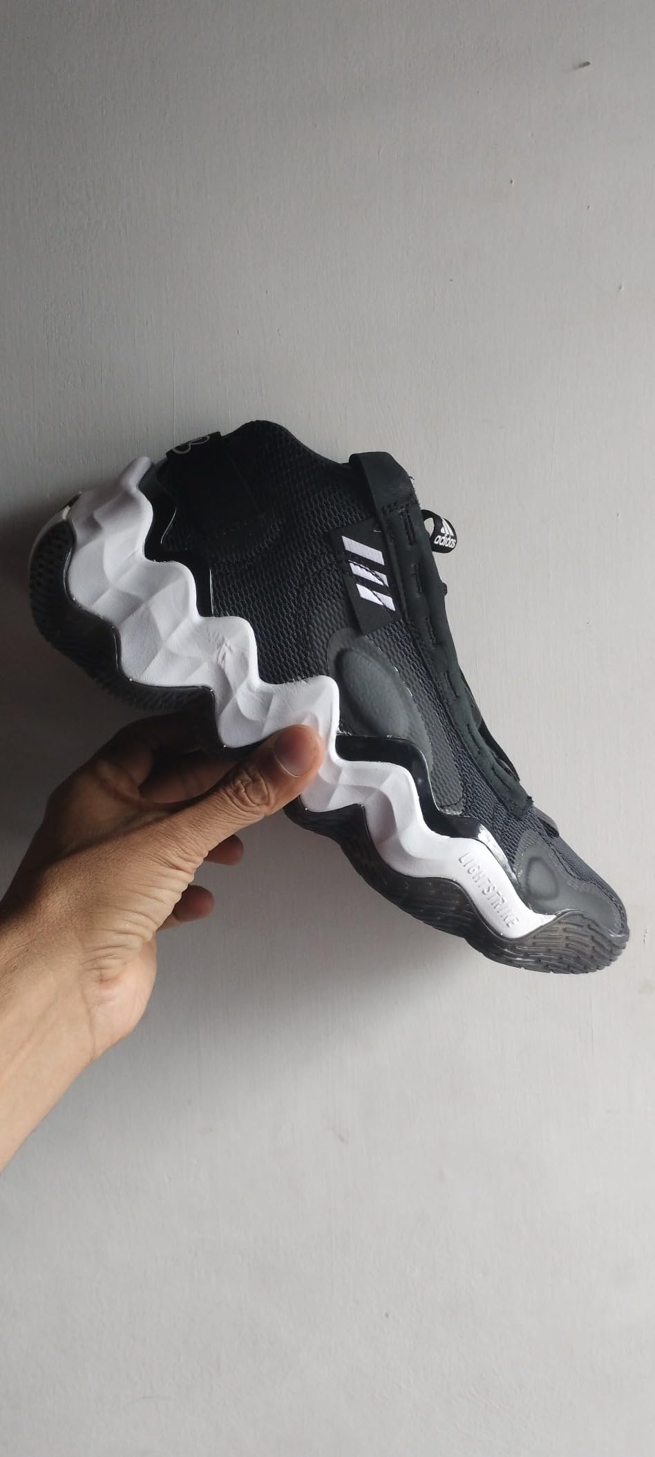 Adidas Womens Exhibit B MidBasketball Shoe customer photo 1