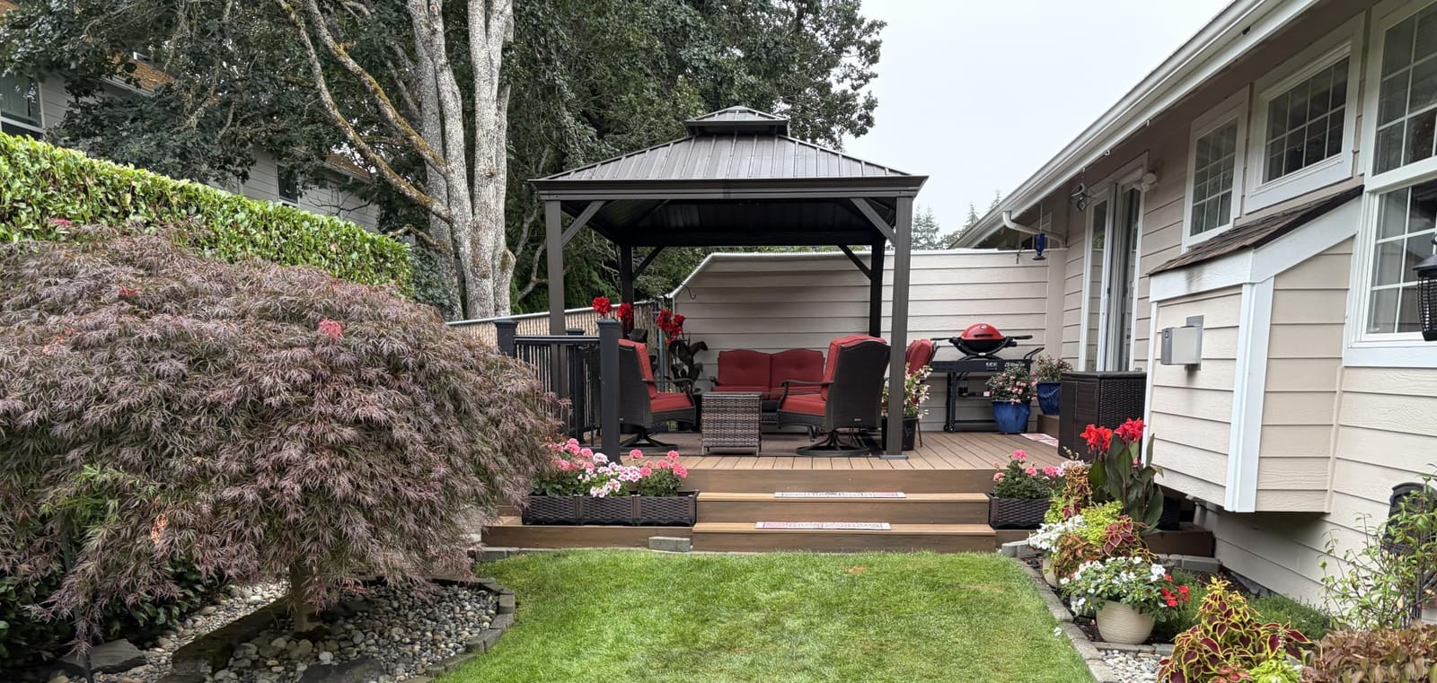Kozyard Alexander 12' x 14' Hardtop Gazebo, Aluminum Frame customer photo 2