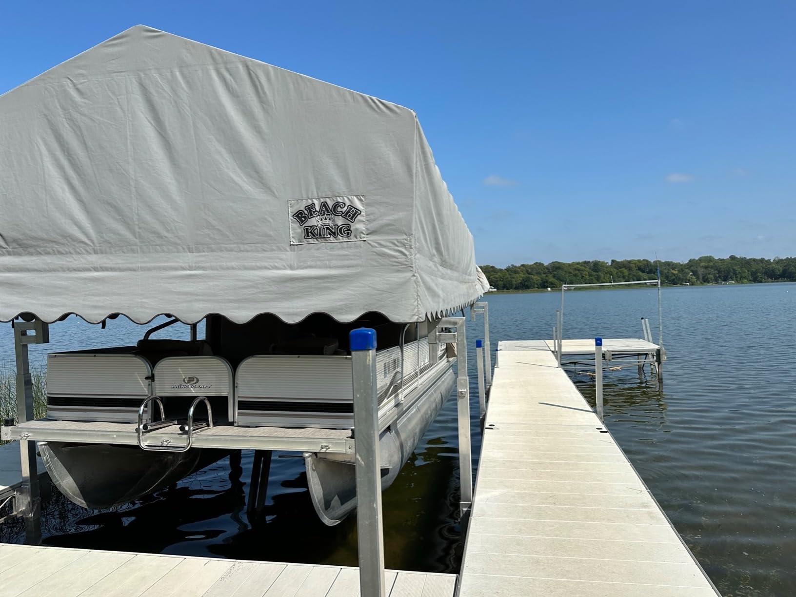 Heavy Duty Pontoon Boat Ladder, 316 Stainless Steel 4 Step Folding Ladder customer photo 2