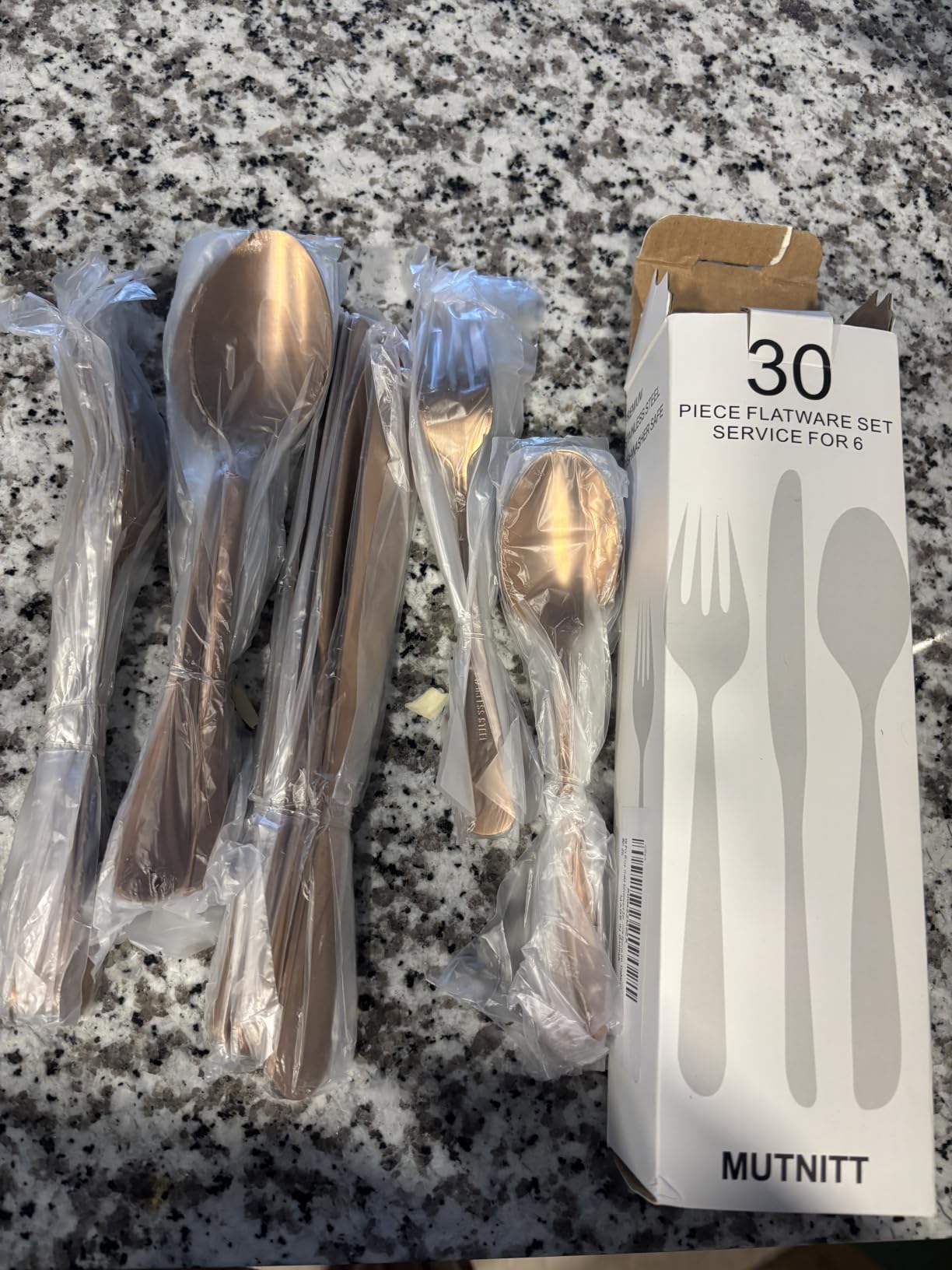 60 Piece Silverware Set Service for 12,Premium Stainless Steel Flatware Set,Mirror Polished Cutlery Utensil Sets,Durable Home Kitchen Eating Tableware Sets,Include Fork Knife Spoon,Dishwasher Safe customer photo 2
