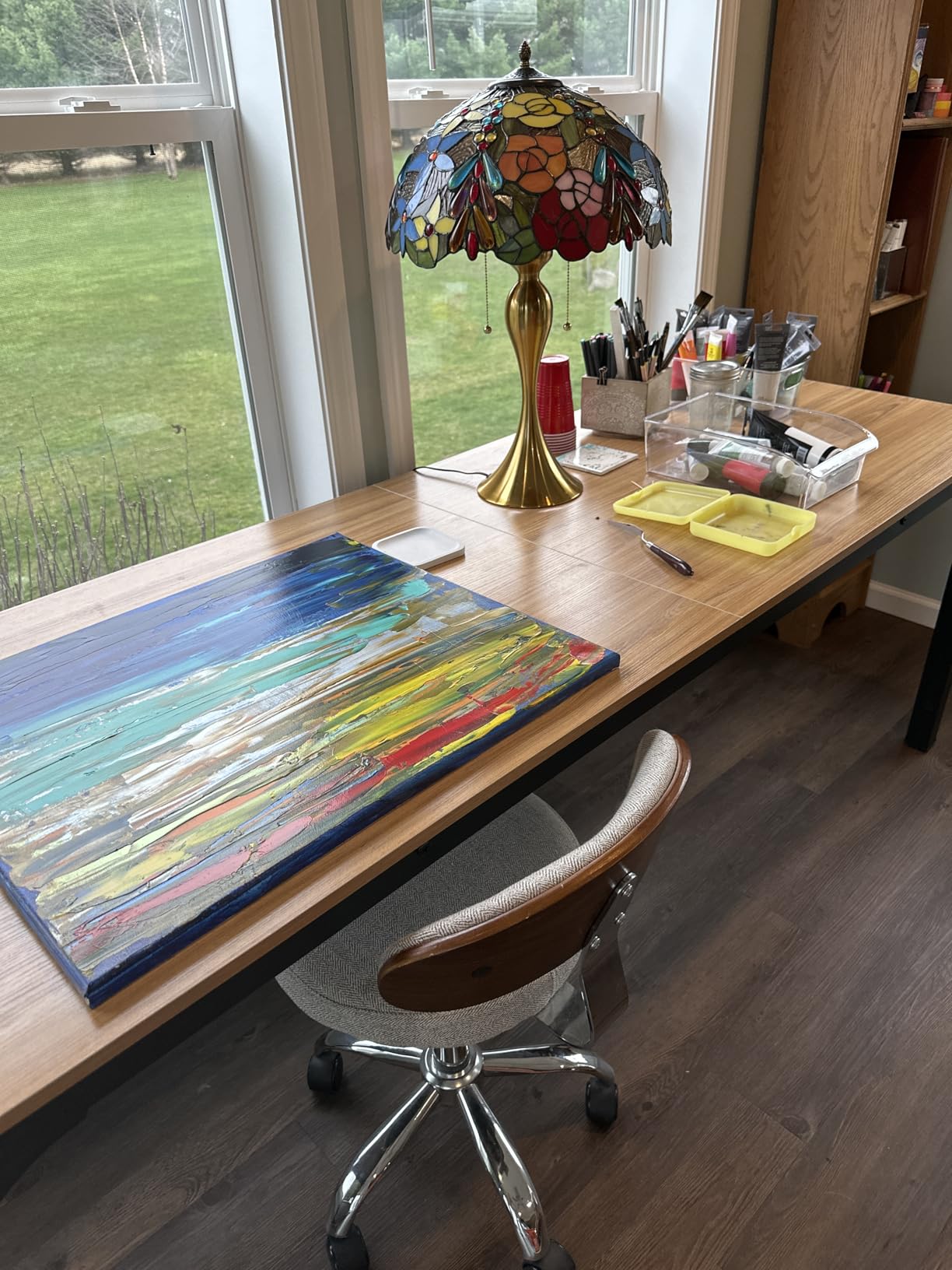 Tribesigns 6.5FT Conference Table, 78.7-Inch Rectangle Meeting Seminar Table, Large Business Tables for 6-8 People (Only Table) customer photo 1