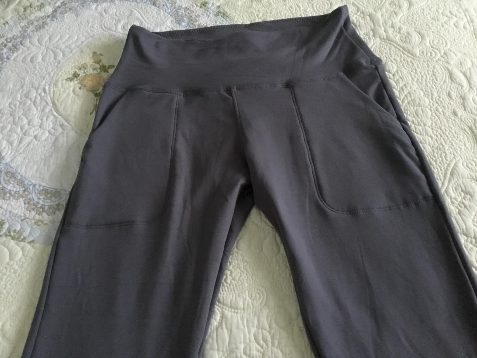 we fleece 3 Pack Women's Fleece Lined Leggings with Pockets High Waist customer photo 2