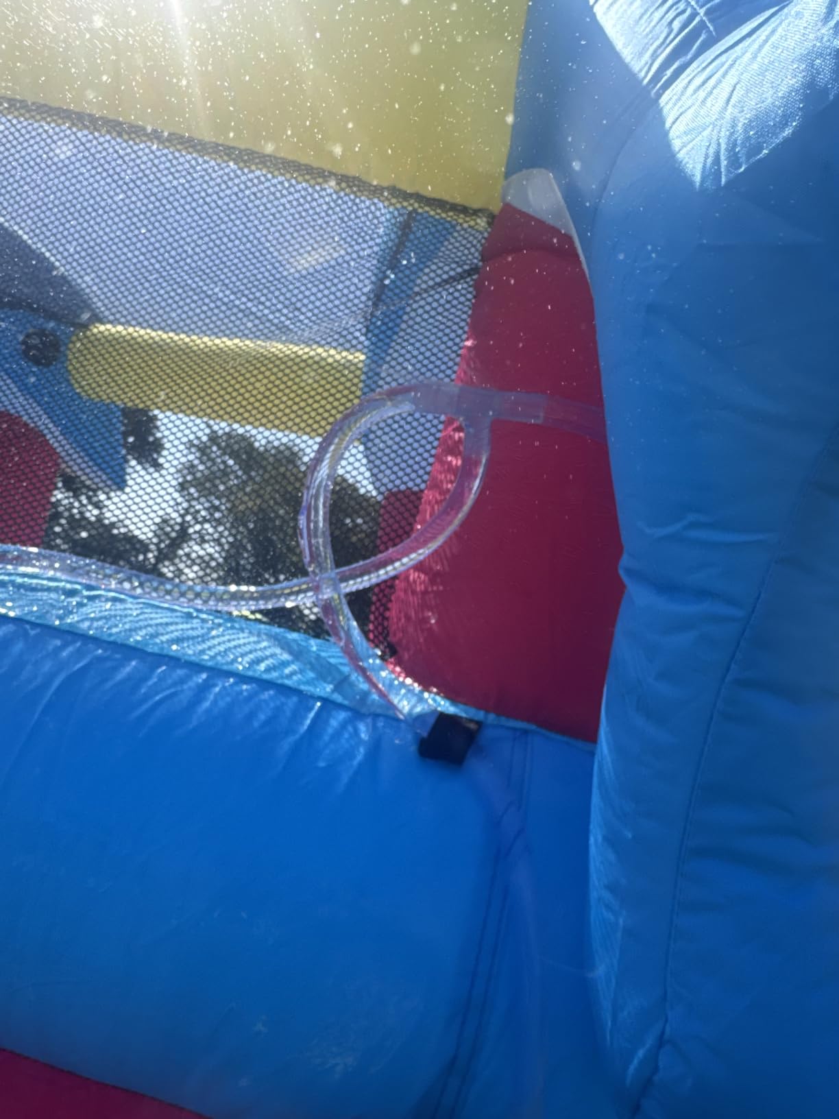 Causeair Inflatable Water Slide with Bounce House,Dolphin Styling,Splashing Pool,Double Water Cannon,Climbing Wall,Heavy Duty Air Blower,Inflatable Water Park Slide for Kids Backyard Summer customer photo 2