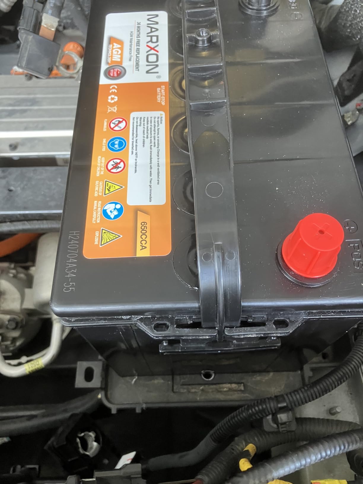 UPLUS BCI Group 48 Car Battery, AGM-L70-M 12V 70Ah 760CCA 120RC AGM H6 customer photo 1