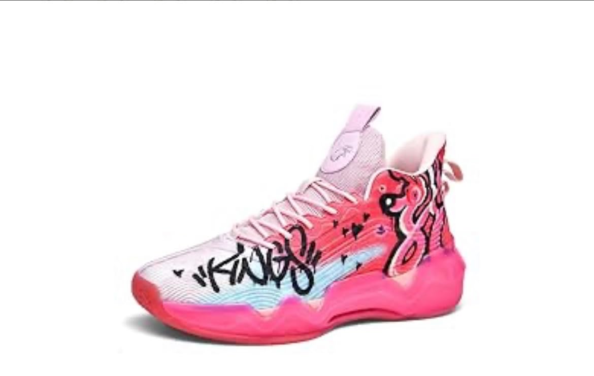 Women Men Basketball Shoes Fashion Running Sneakers Colorful Painting Sport Shoe customer photo 2